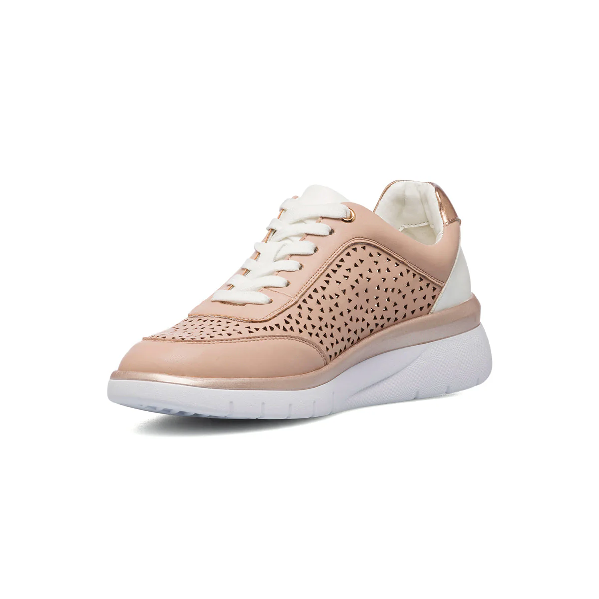 Sneakers rosa da donna con dettagli traforati P Eco Friendly - Image 4