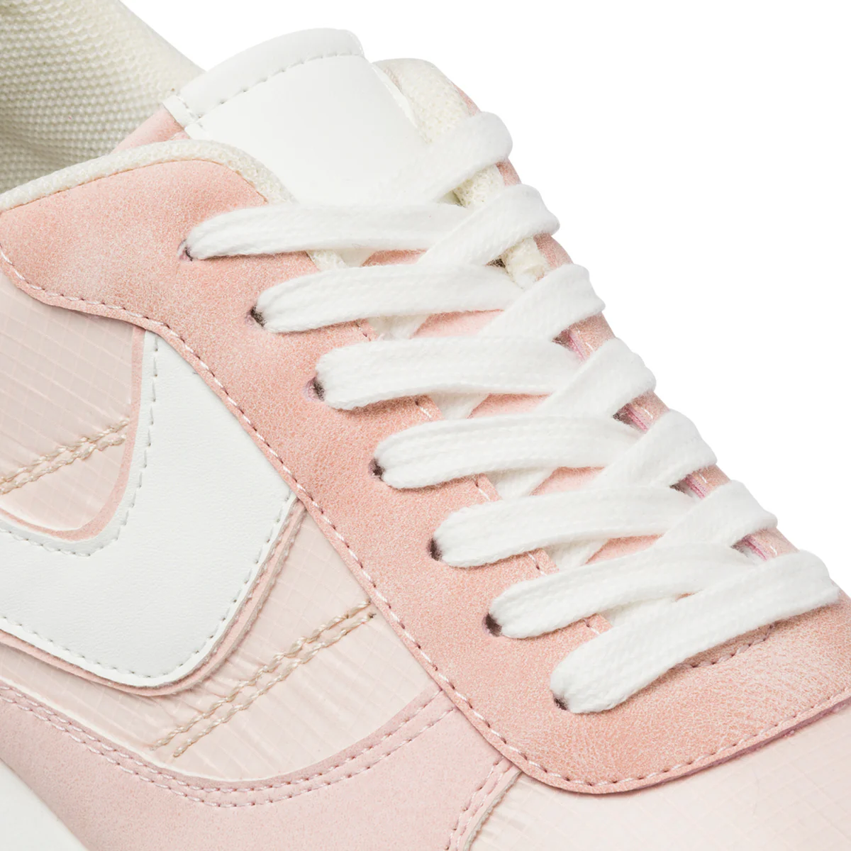 Sneakers rosa da donna con dettaglio laminato Swish Jeans - Image 6
