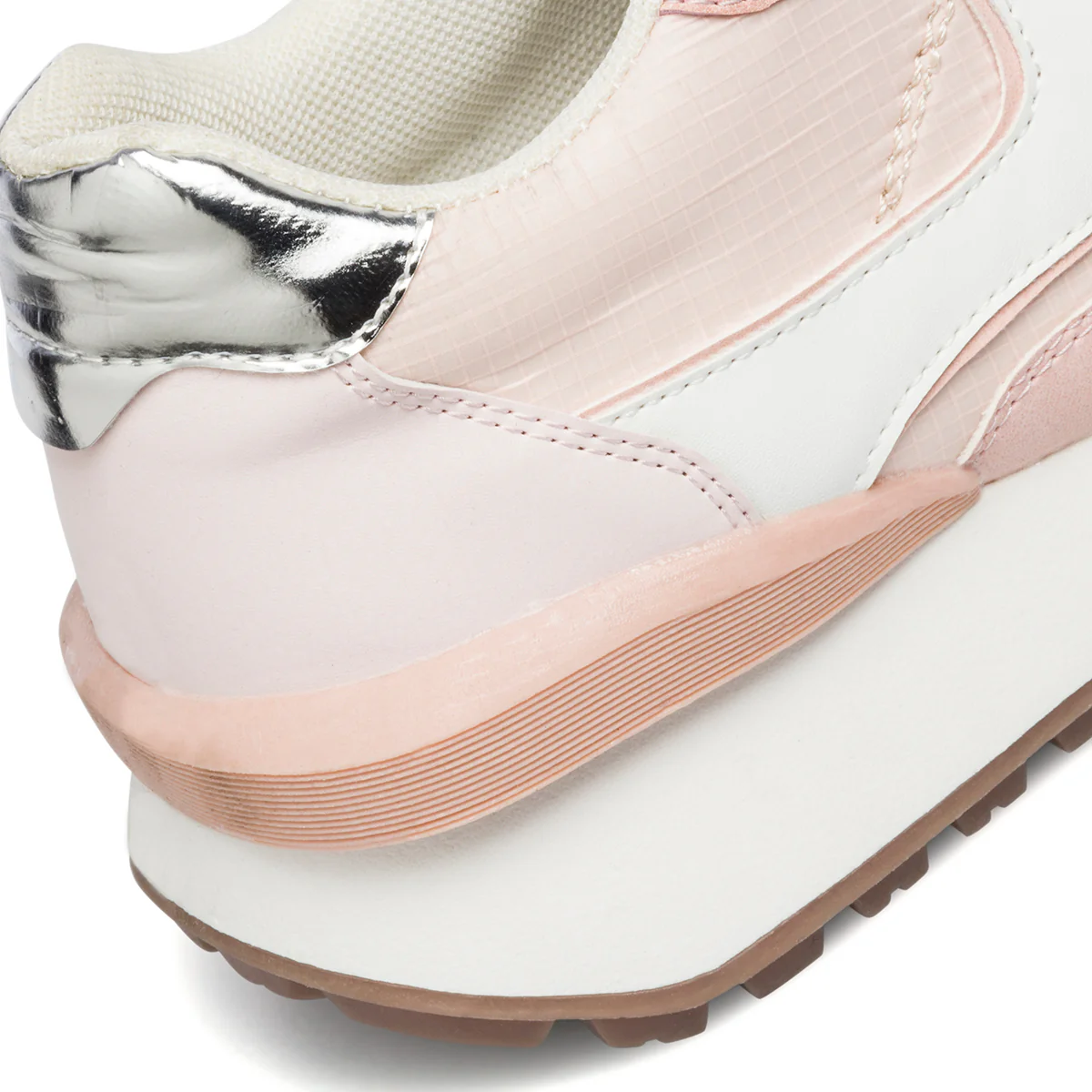 Sneakers rosa da donna con dettaglio laminato Swish Jeans - Image 7