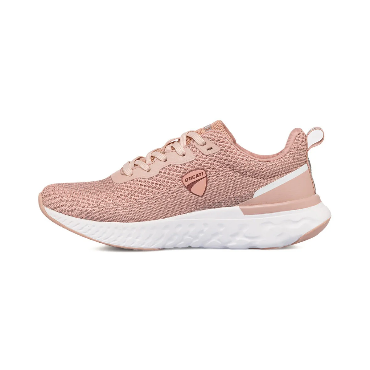 Sneakers rosa da donna con logo laterale Ducati Doha 3