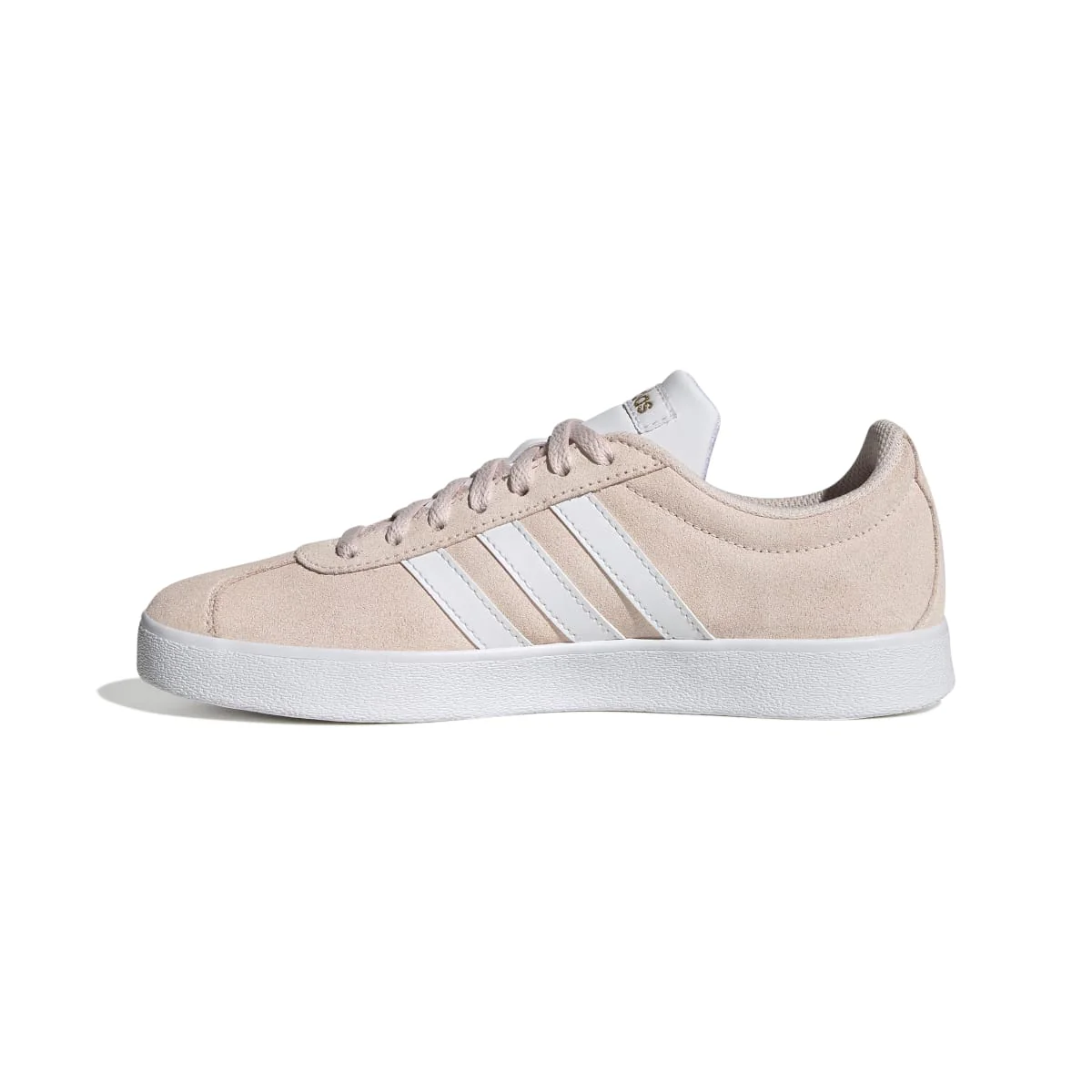 Sneakers rosa da donna con strisce laterali bianche adidas VL Court 2.0 - Image 5