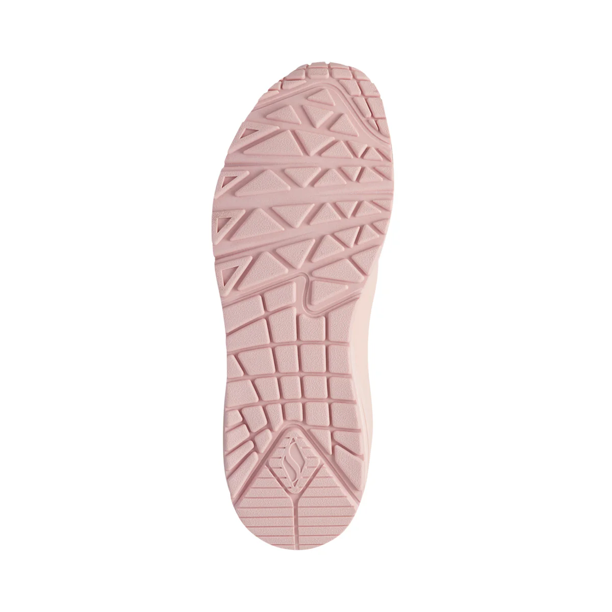 Sneakers rosa da donna con suola ad aria Skechers Uno - Image 10