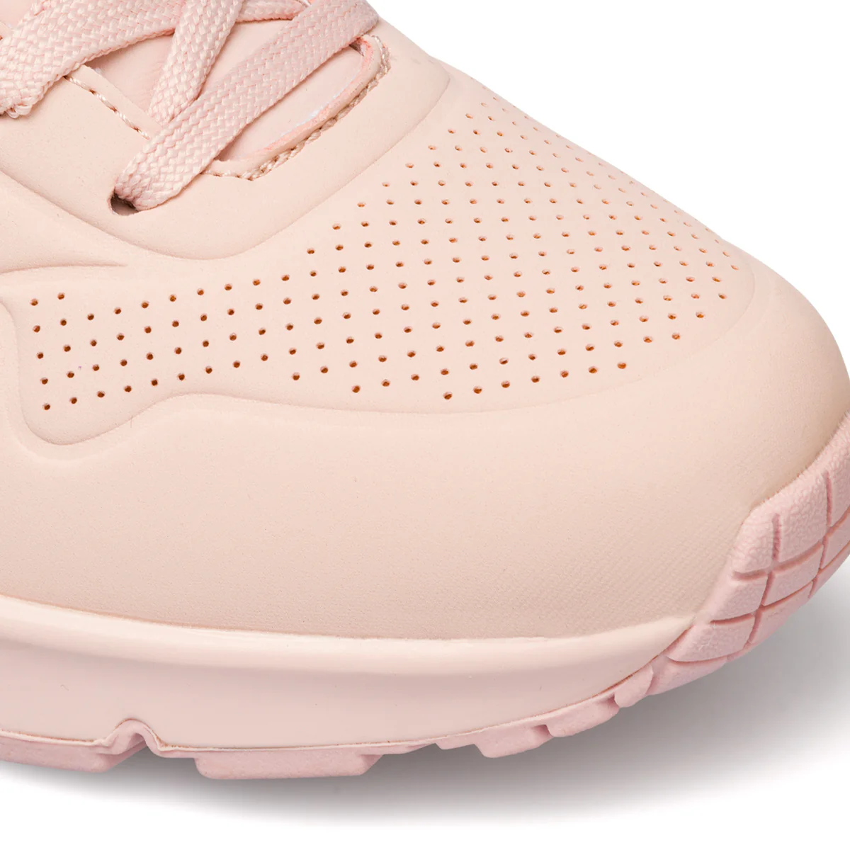 Sneakers rosa da donna con suola ad aria Skechers Uno - Image 11