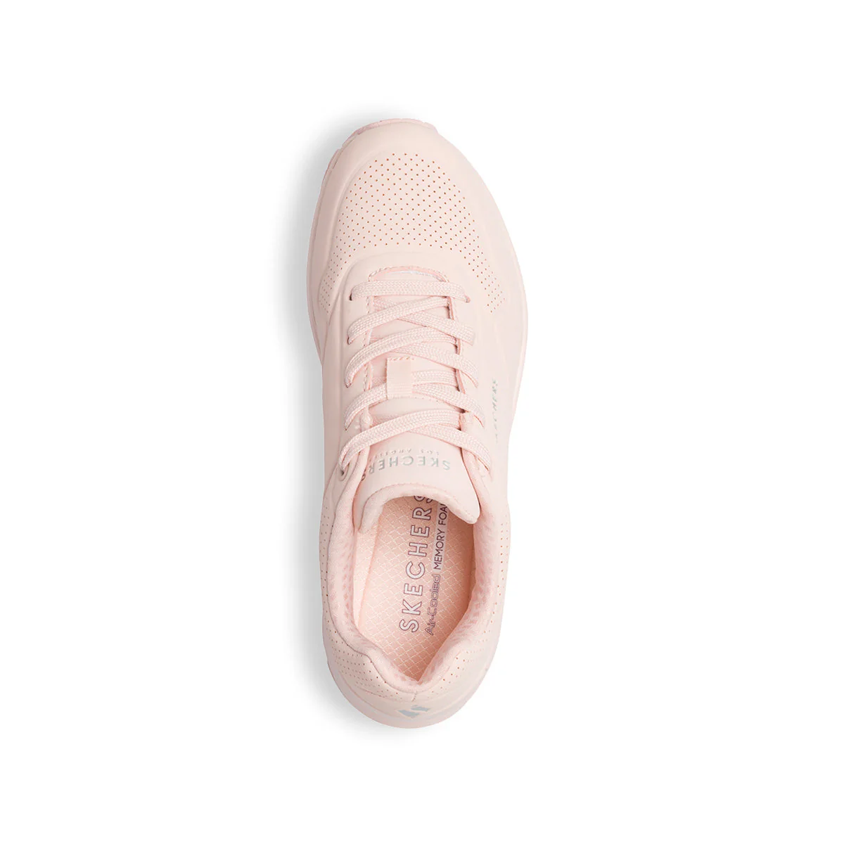 Sneakers rosa da donna con suola ad aria Skechers Uno - Image 6
