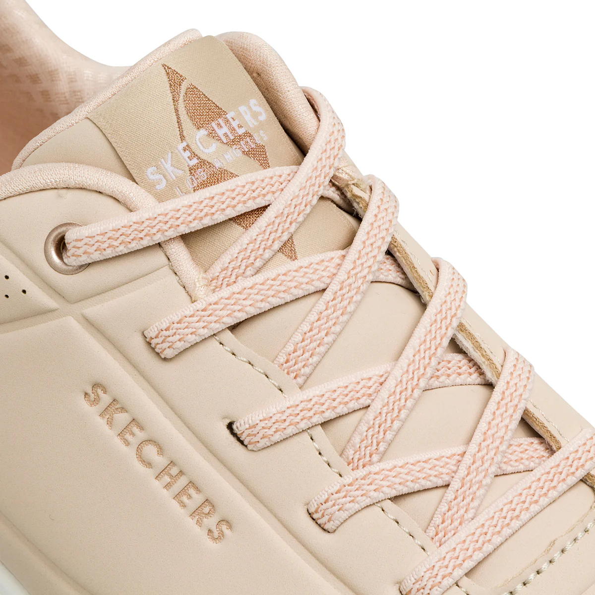 Sneakers rosa da donna con suola ad aria Skechers Uno - Shimmer Away - Image 5