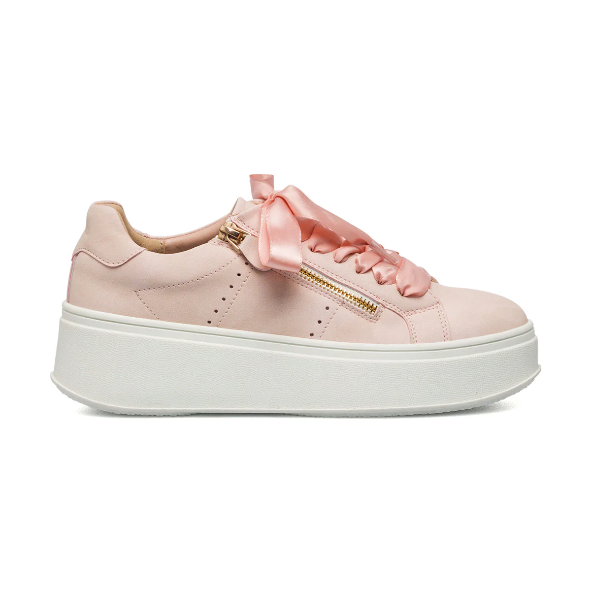 Sneakers rosa da donna con zip laterale Lora Ferres