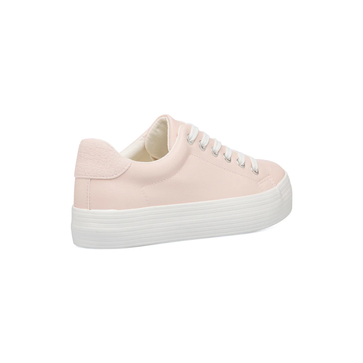 Sneakers rosa da donna in pelle vegana con suola platform Call It Spring Viollett - Image 3