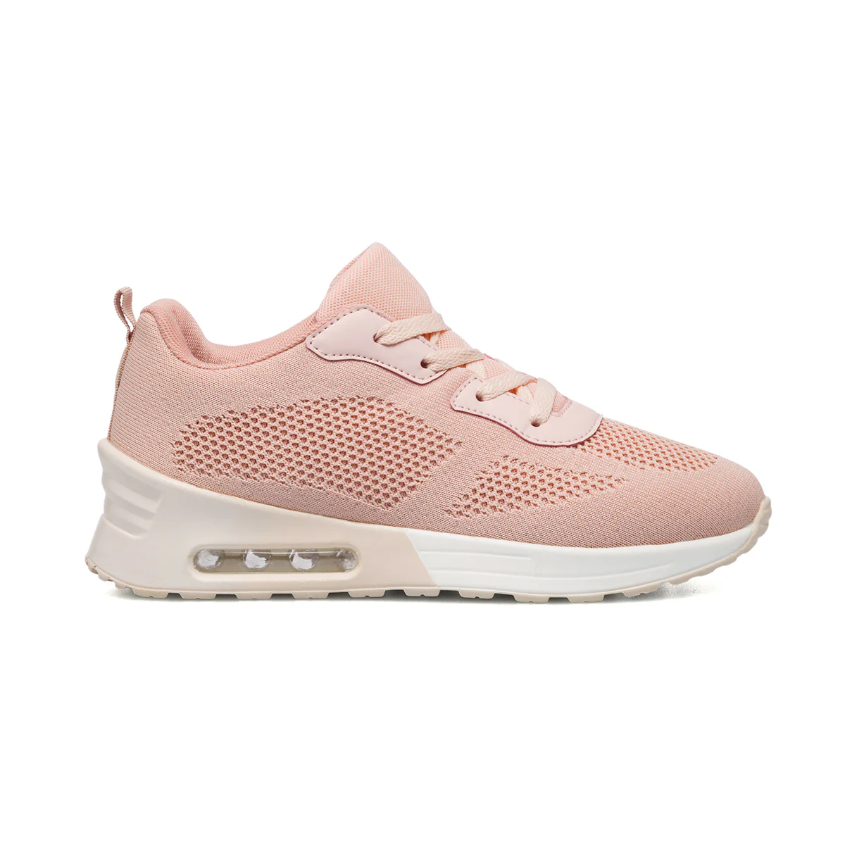 Sneakers rosa da donna in tessuto knit Lora Ferres