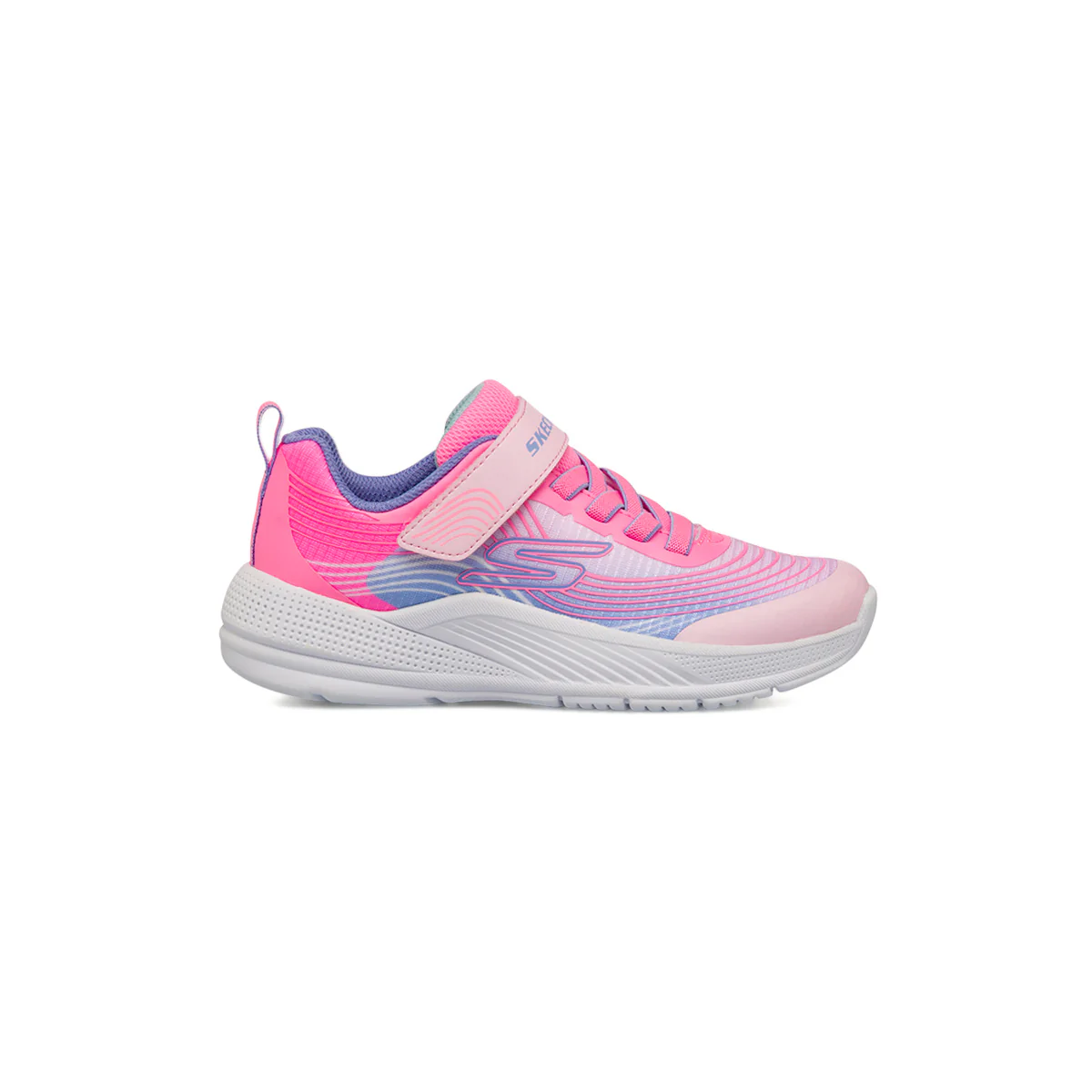 Sneakers rosa e azzurre da bambina Microspec Advance Skechers