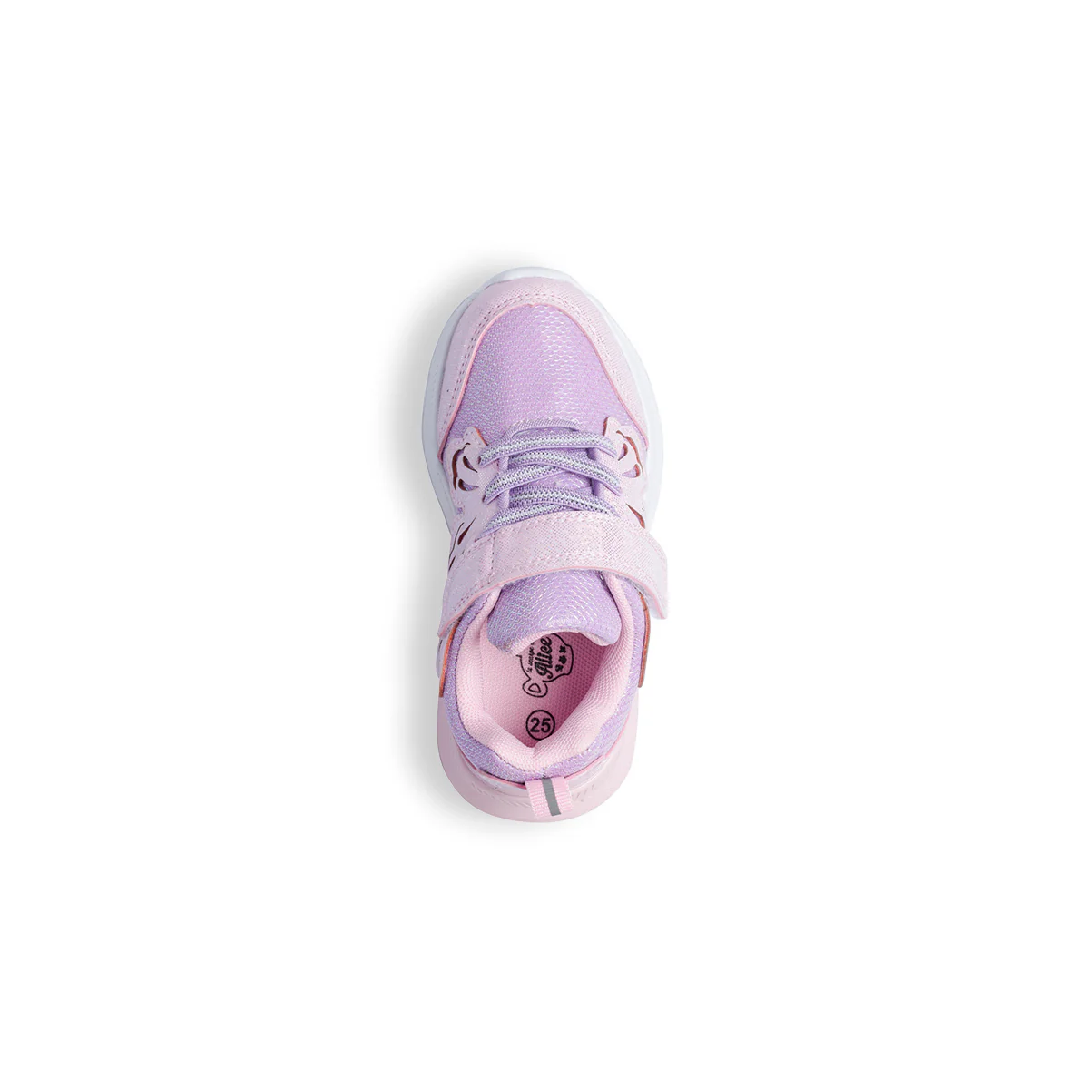 Sneakers rosa e lilla con dettagli glitterati Le scarpe di Alice - Image 5
