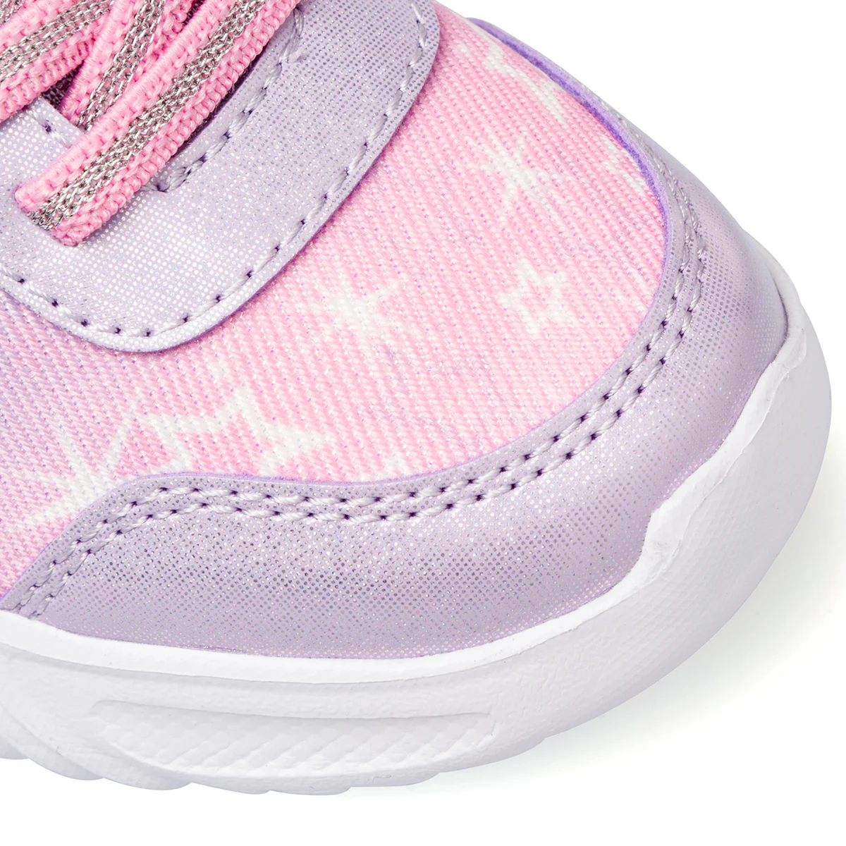 Sneakers rosa e lilla da bambina con luci nella suola e glitter Le scarpe di Alice - Image 5