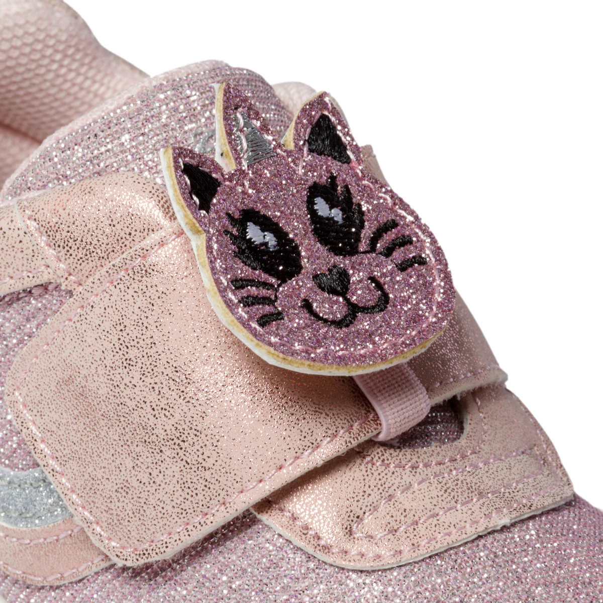 Sneakers rosa effetto glitterato e patch Chicco - Image 6