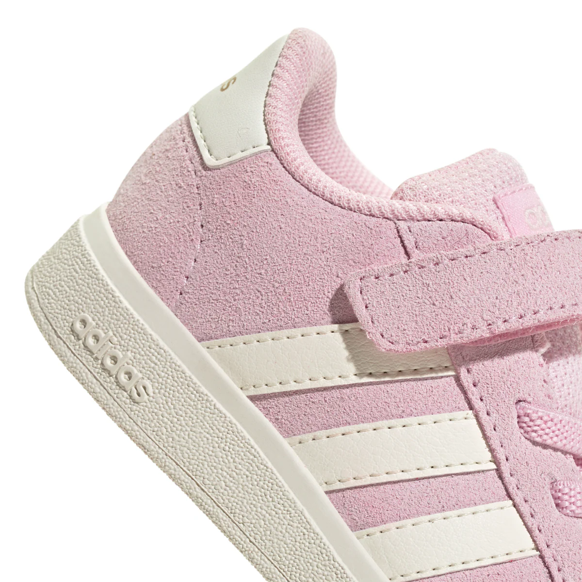 Sneakers rosa effetto scamosciato da Bambina con strappo adidas - Image 5