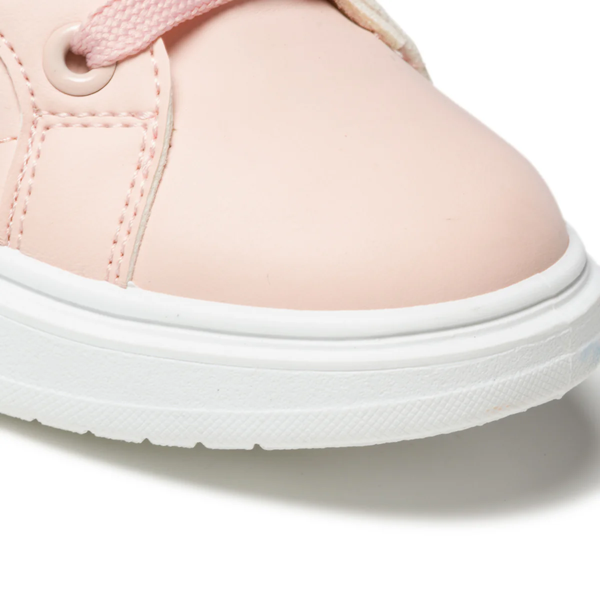 Sneakers rosa in similpelle trapuntata con dettaglio glitterato 10 Baci - Image 5