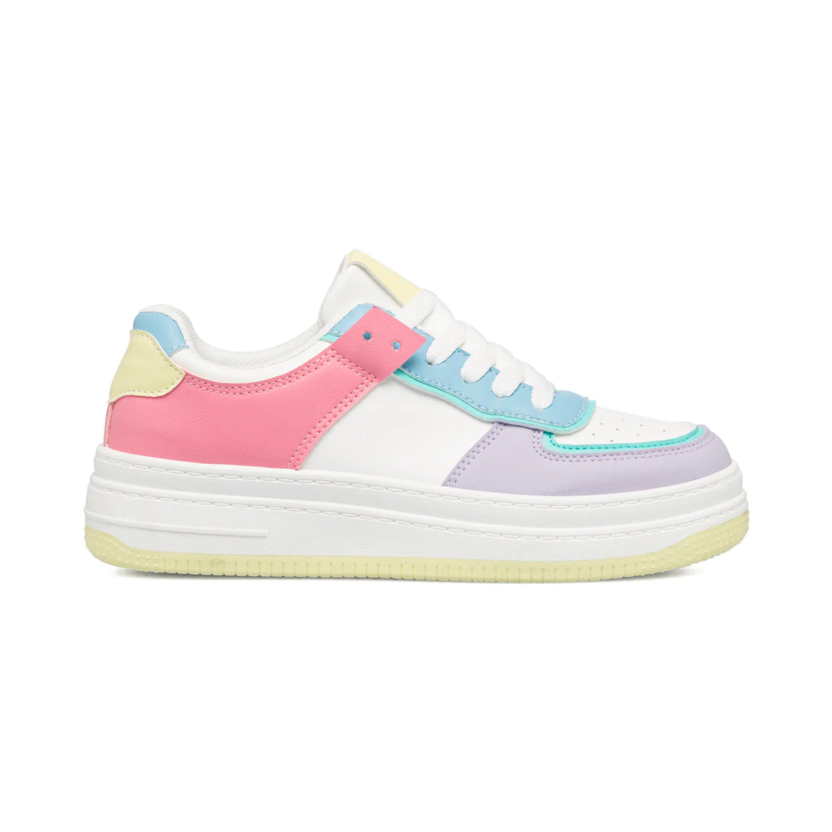 Sneakers rosa, lilla e azzurre da donna con dettagli traforati Lora Ferres - Image 4