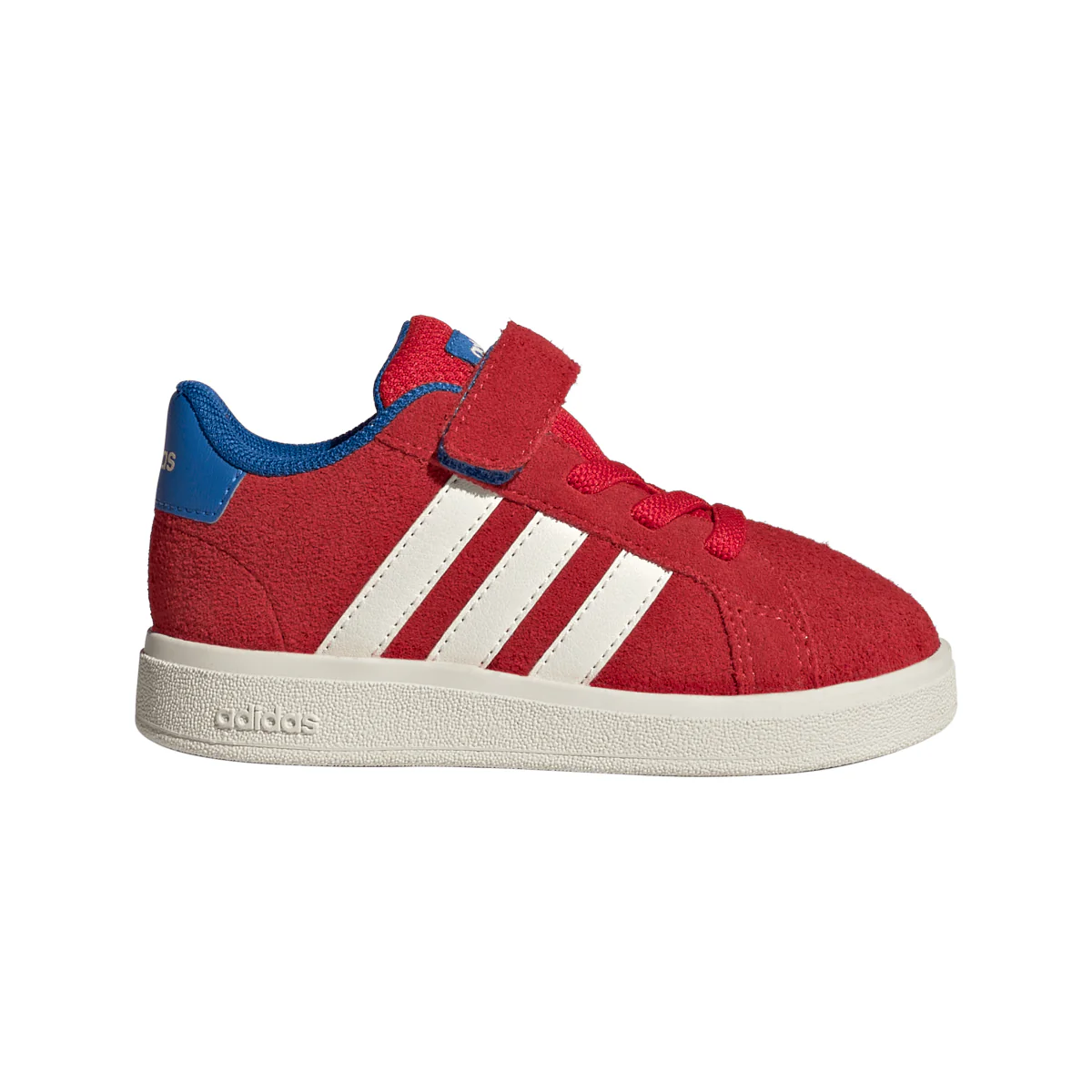 Sneakers Rosse Bambina effetto scamosciato adidas GRAND COURT 00s