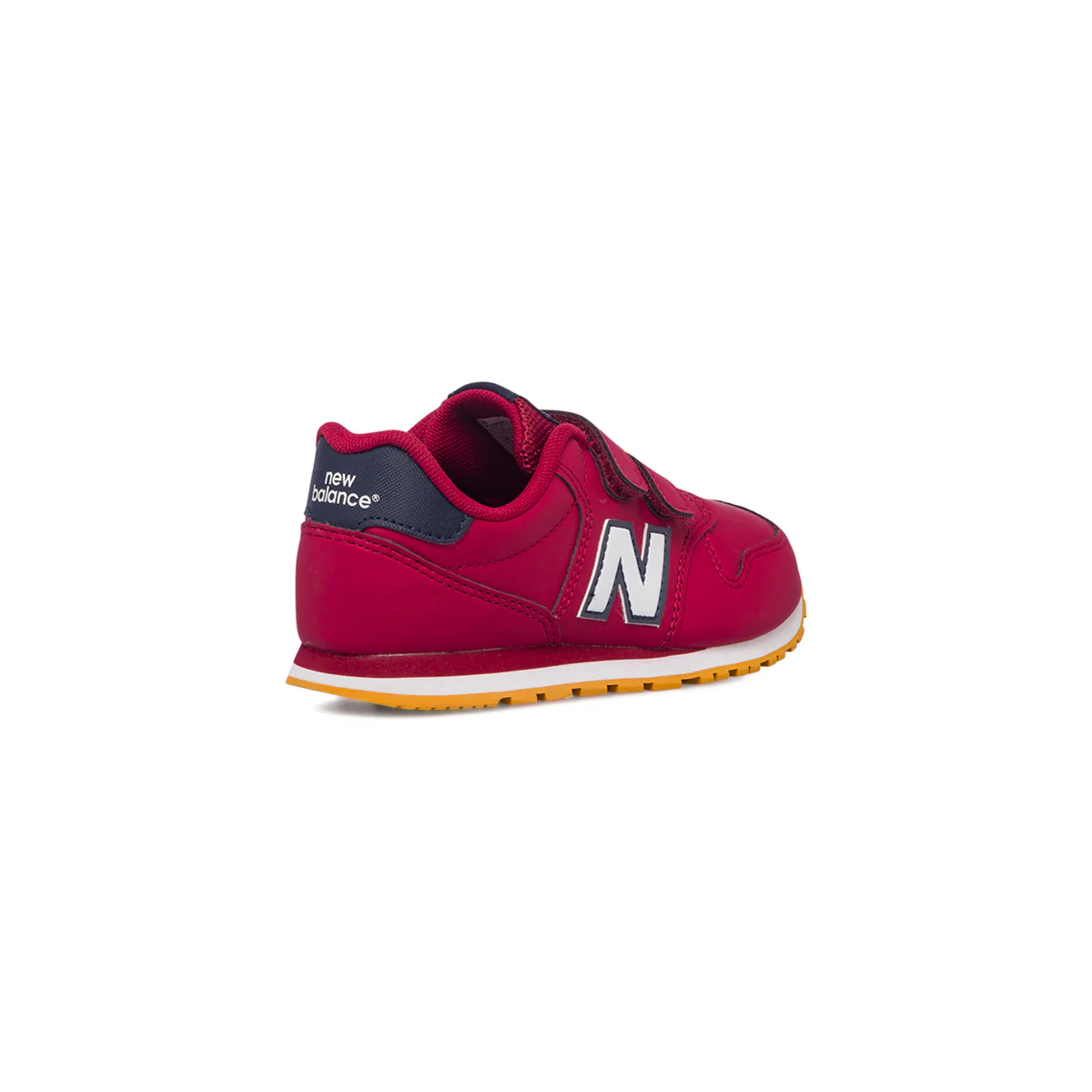 Sneakers rosse da bambino con dettagli blu New Balance 500 - Image 3