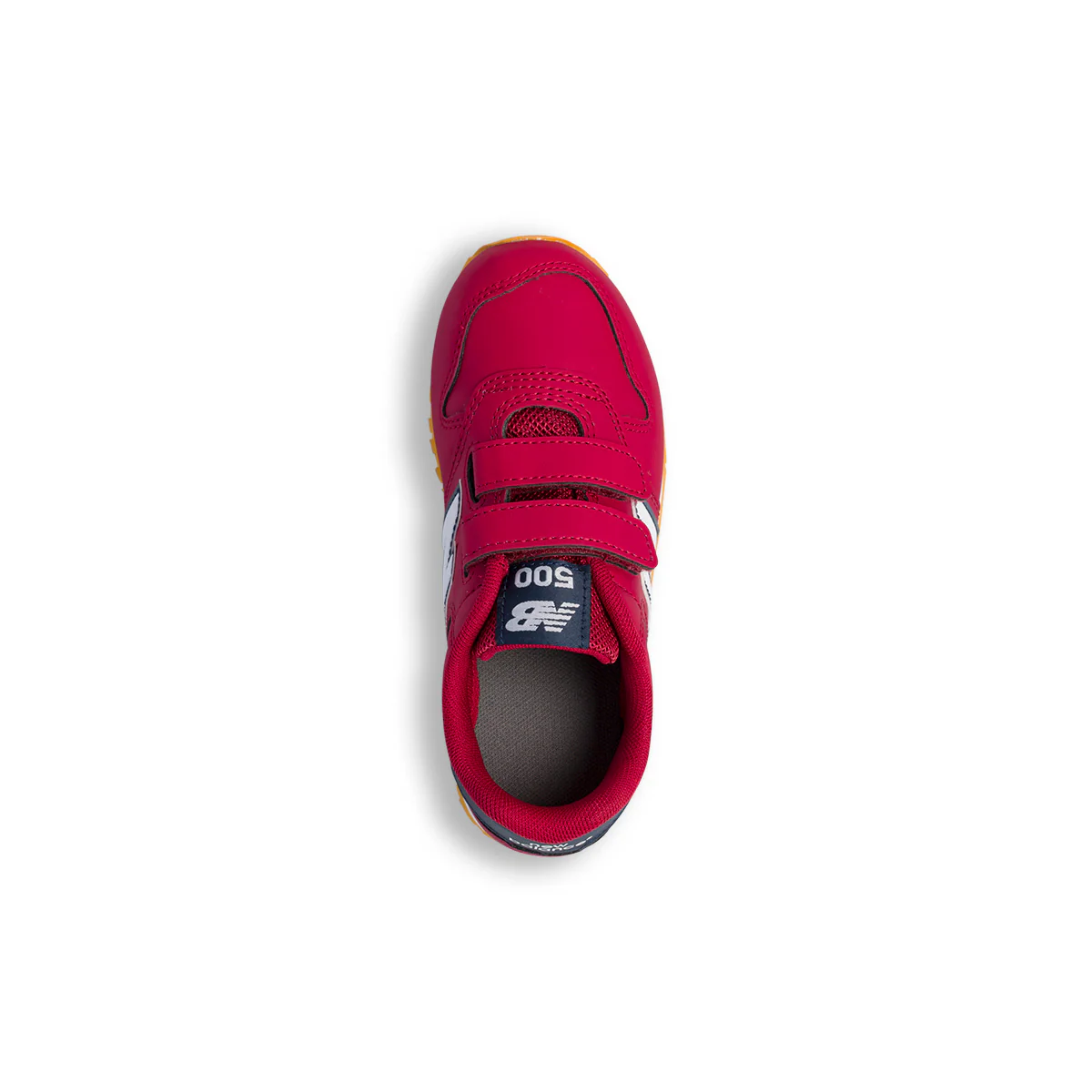 Sneakers rosse da bambino con dettagli blu New Balance 500 - Image 8