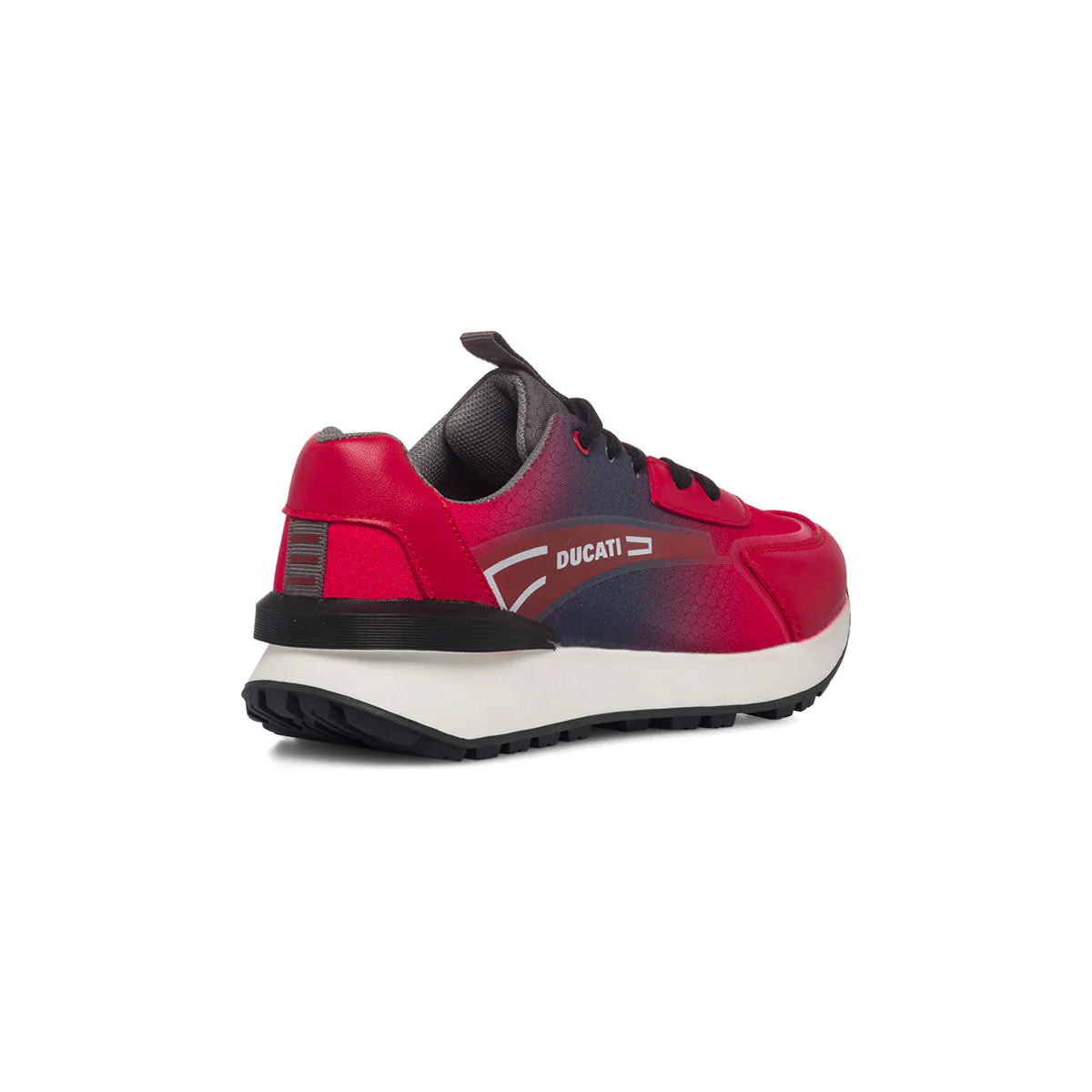 Sneakers rosse da bambino con logo laterale Ducati - Image 3