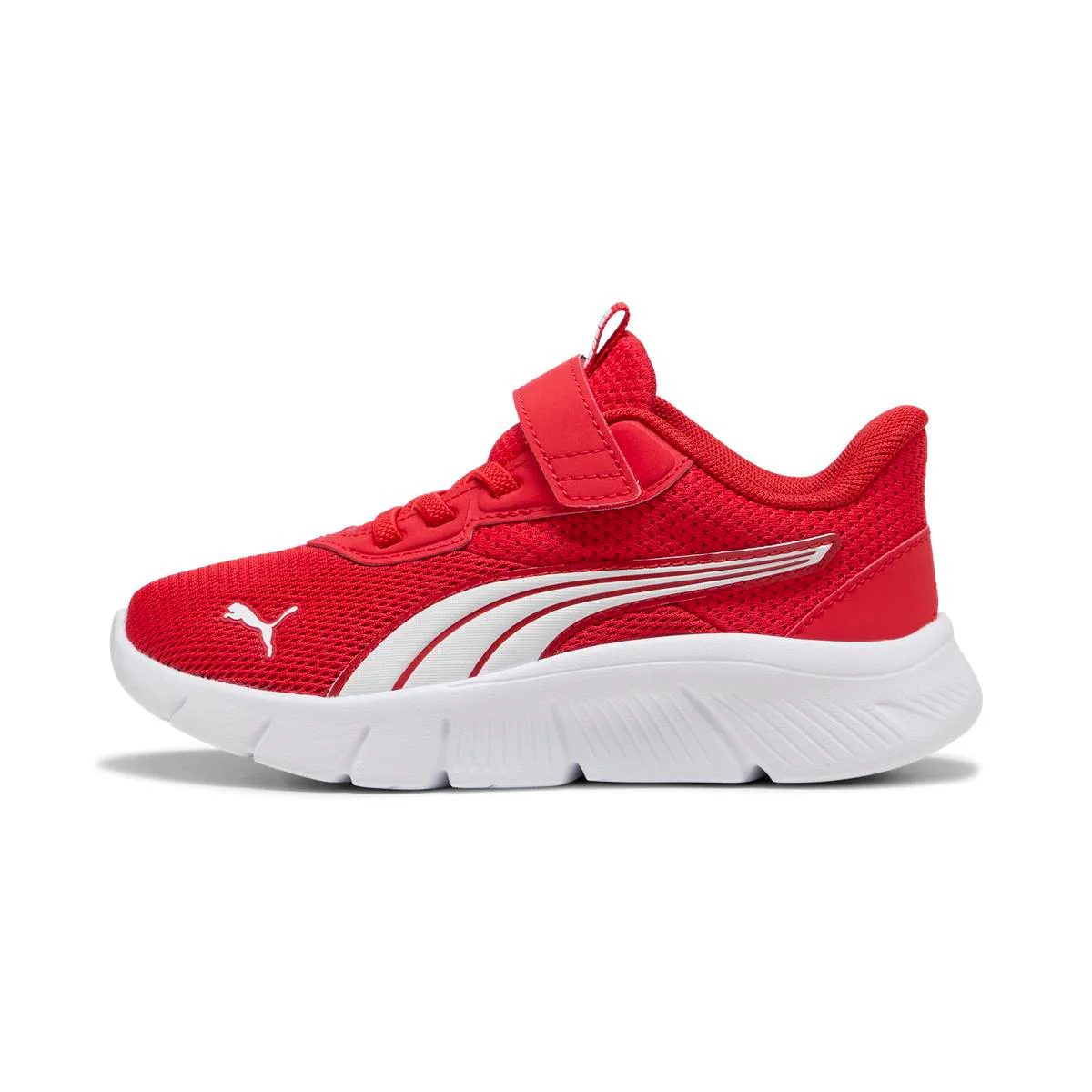 Sneakers rosse da Bambino con strappo Puma Flex Focus - Image 2