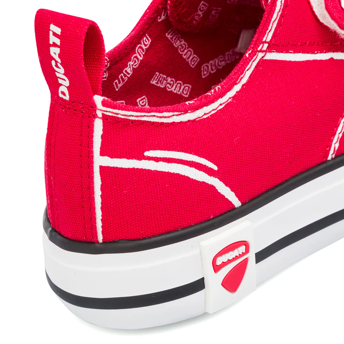 Sneakers rosse da Bambino Ducati con chiusura a strappo - Image 4