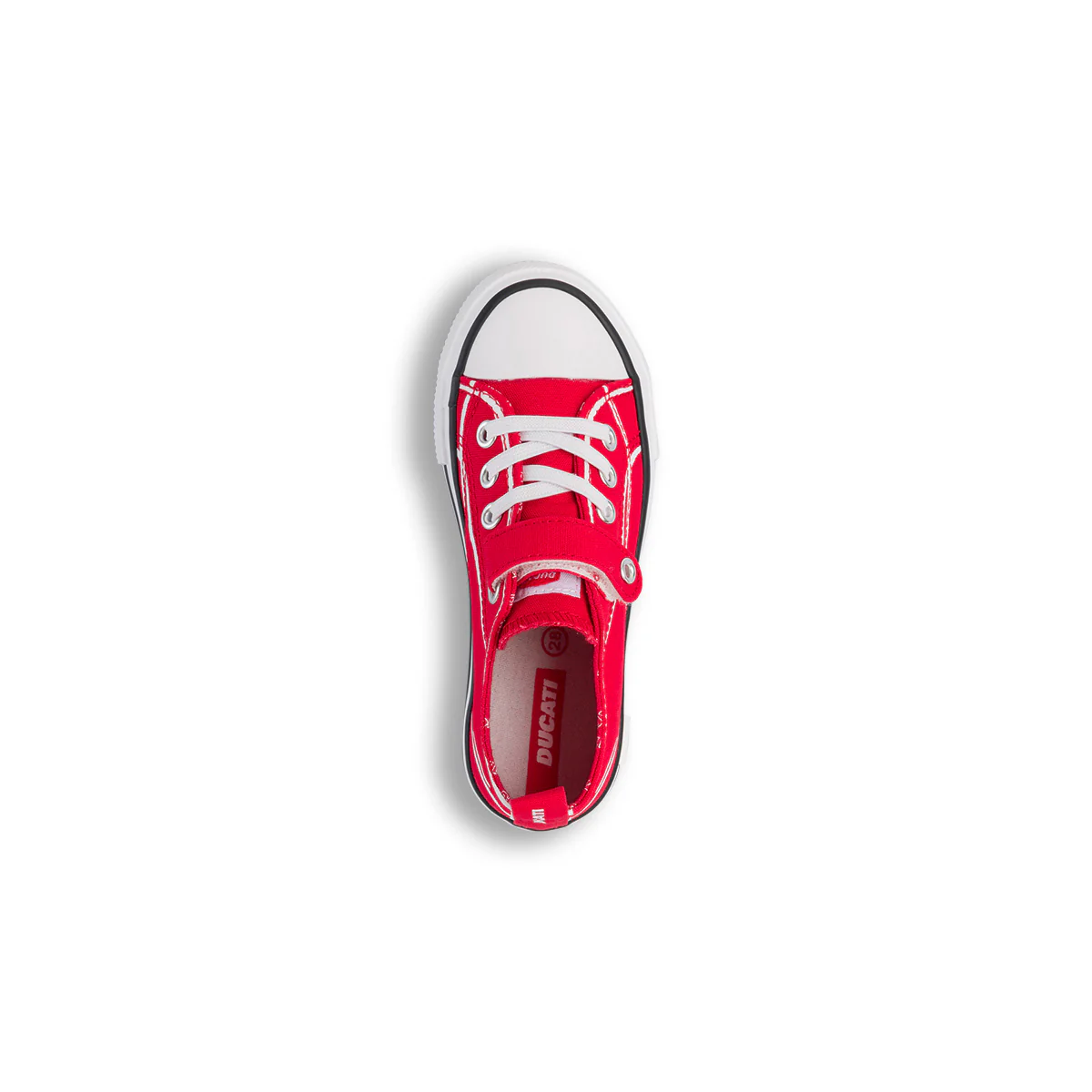 Sneakers rosse da Bambino Ducati con chiusura a strappo - Image 5