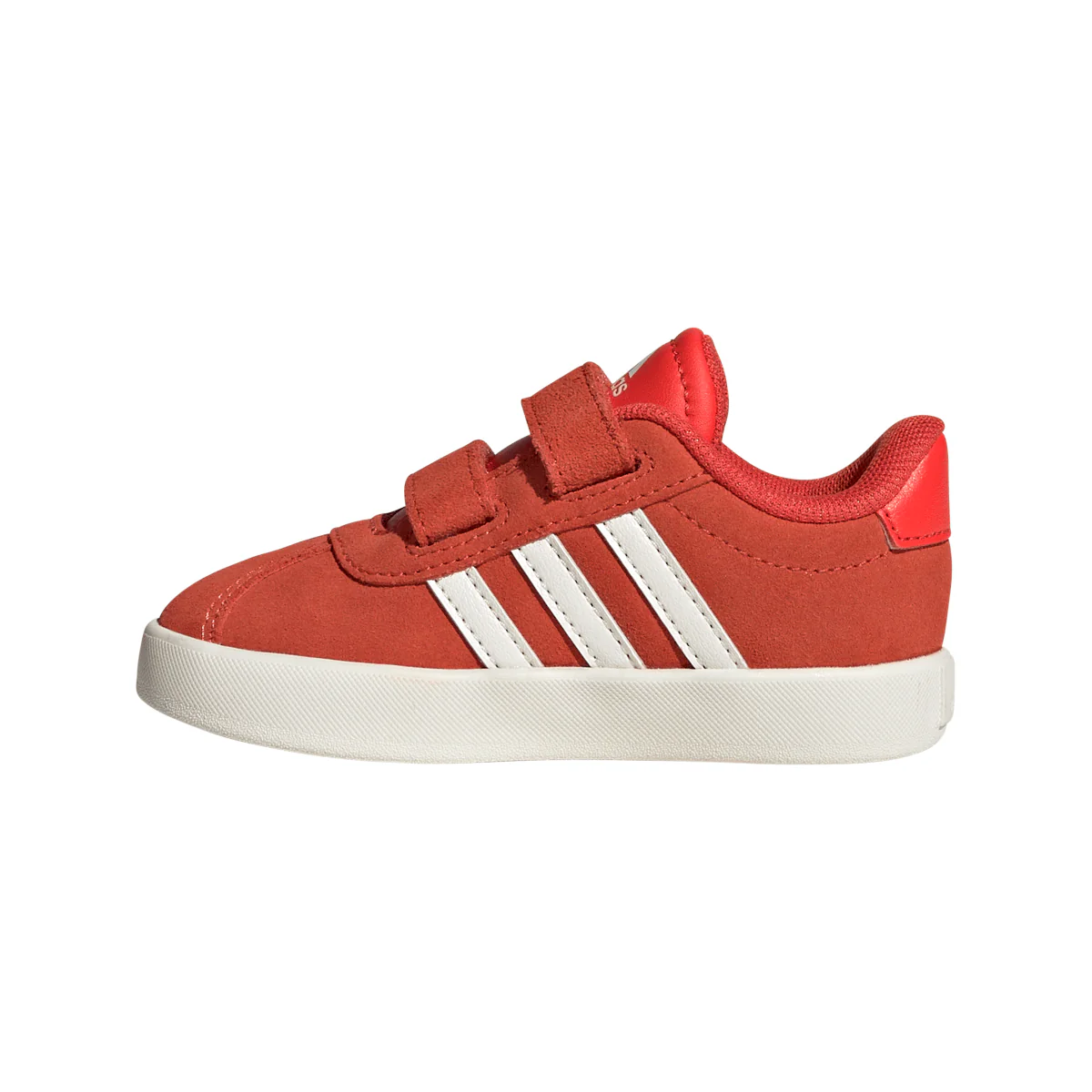 Sneakers rosse da bambino e bambina con logo adidas VL Court 3.0 - Image 11