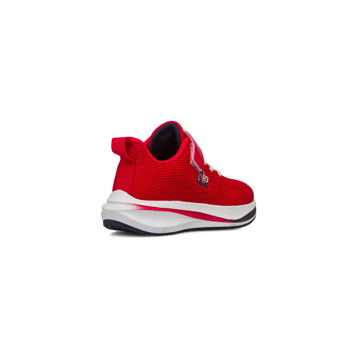 Sneakers rosse da bambino in mesh con dettagli a contrasto e logo Nautica - Image 3