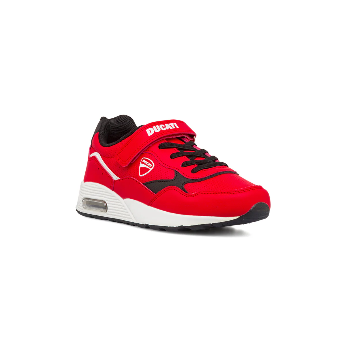 Sneakers rosse da ragazzo con suola air Ducati Roller 2 - Image 2