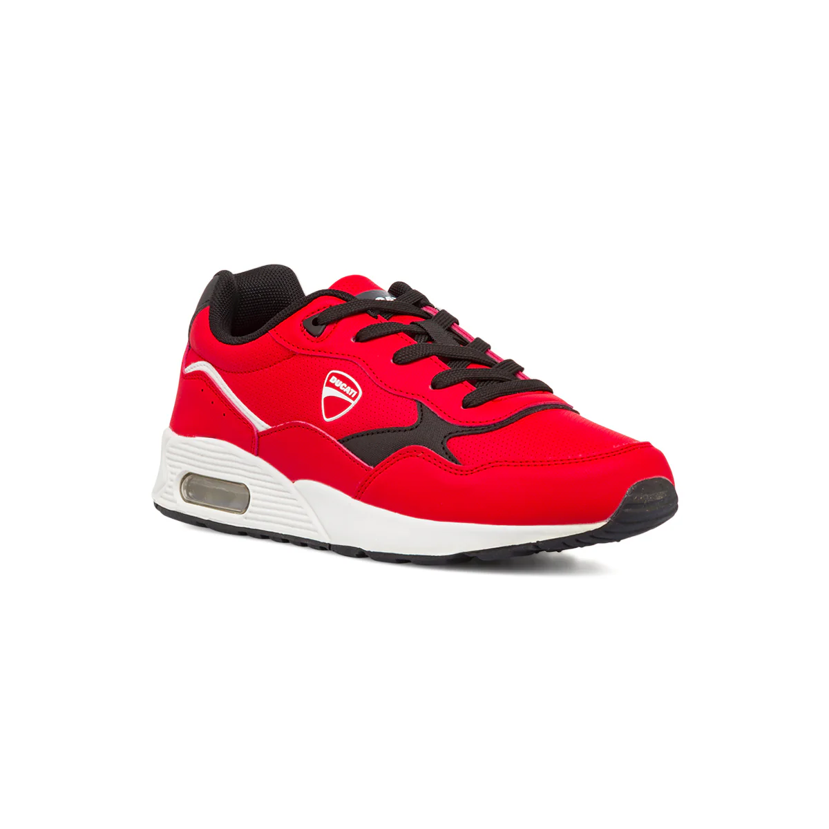 Sneakers rosse da ragazzo con suola air Ducati Roller 2 - Image 2