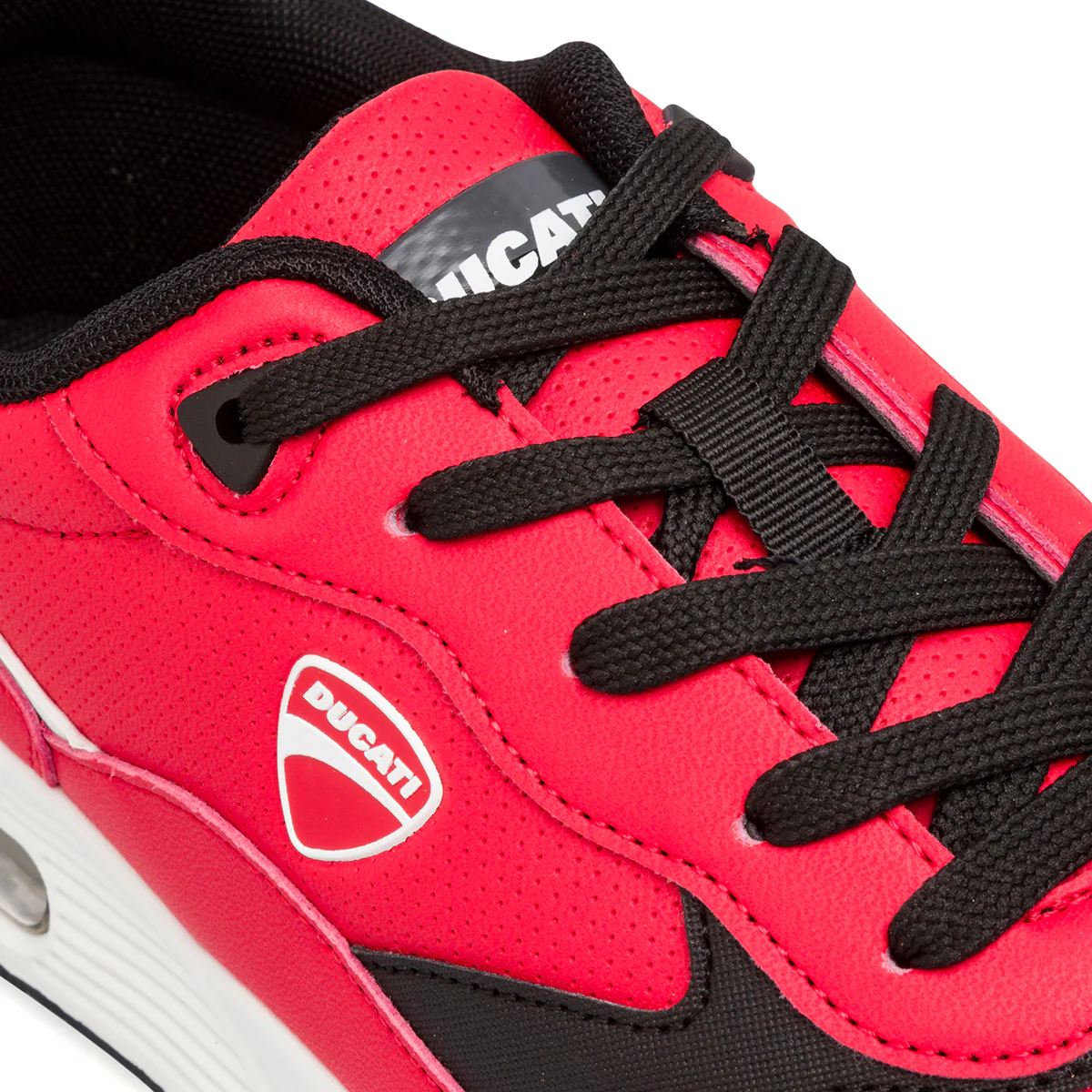 Sneakers rosse da ragazzo con suola air Ducati Roller 2 - Image 5