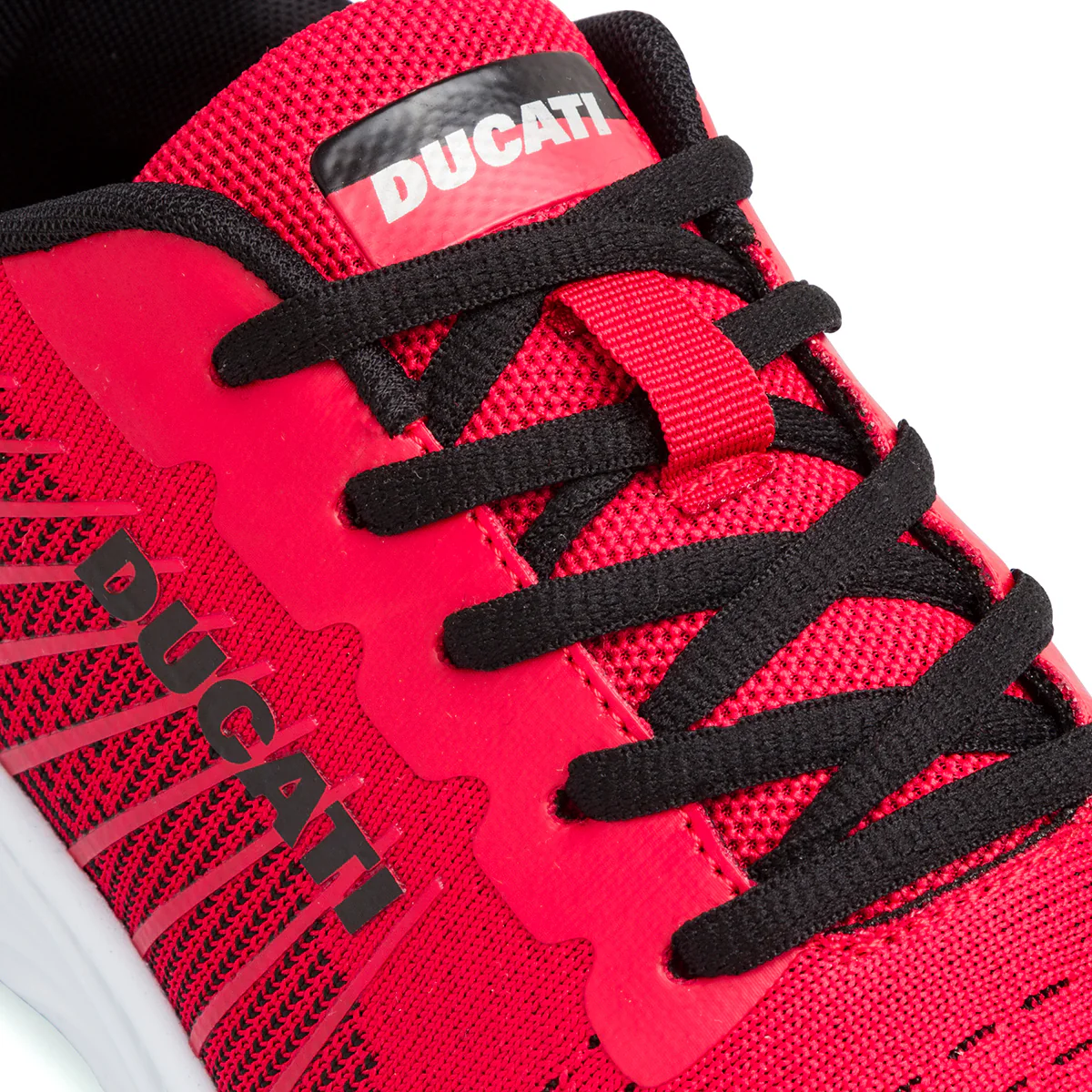 Sneakers rosse da uomo con dettagli neri e logo Ducati Radio - Image 4