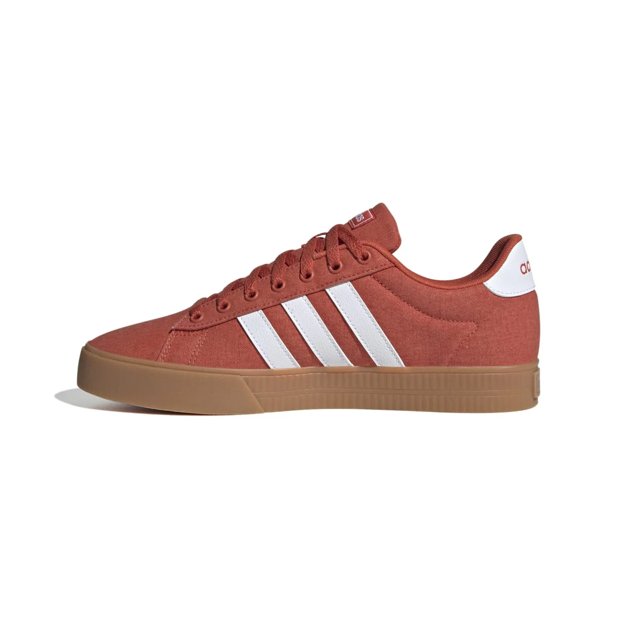 Sneakers rosse da uomo con strisce bianche adidas Daily 3.0 - Image 3