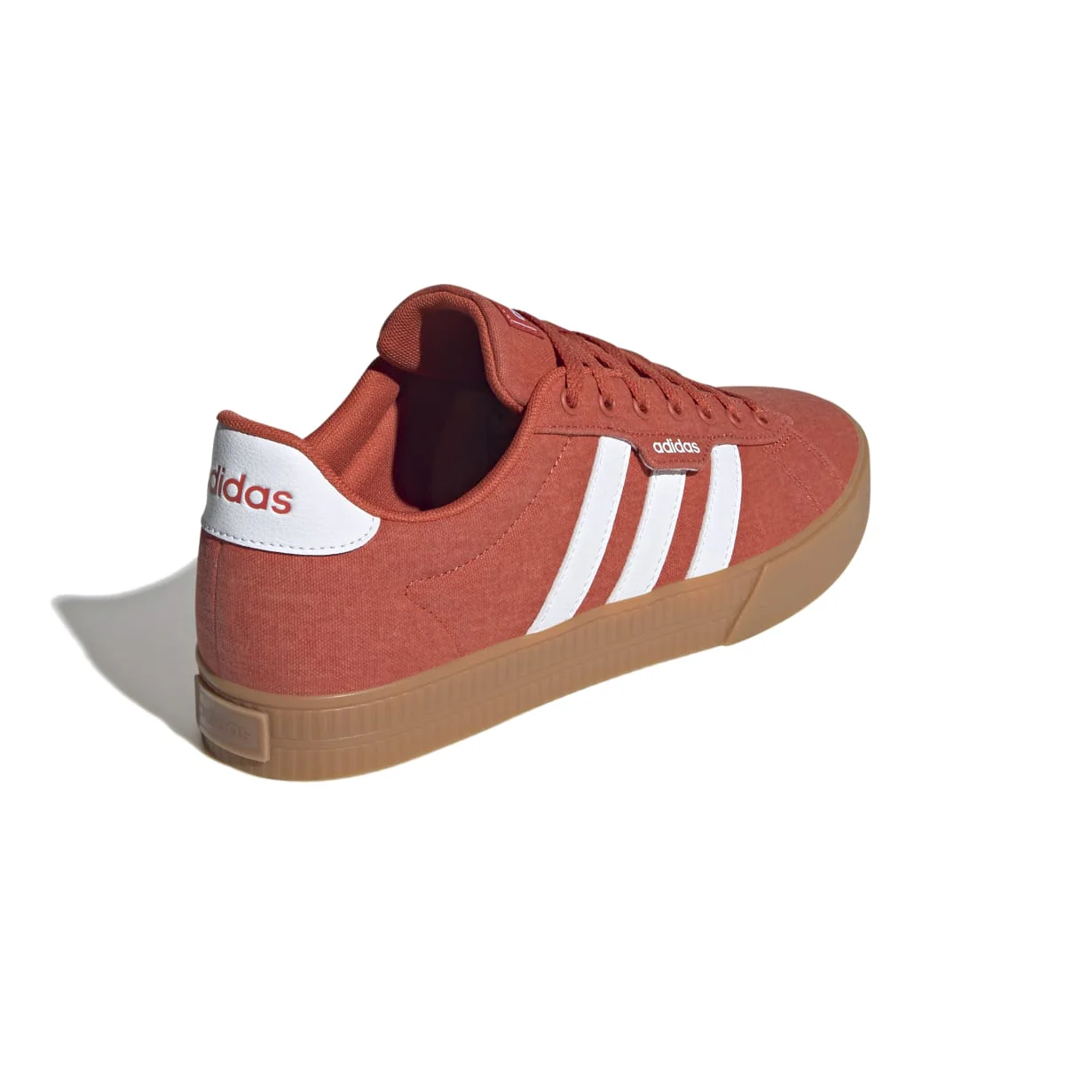 Sneakers rosse da uomo con strisce bianche adidas Daily 3.0 - Image 4