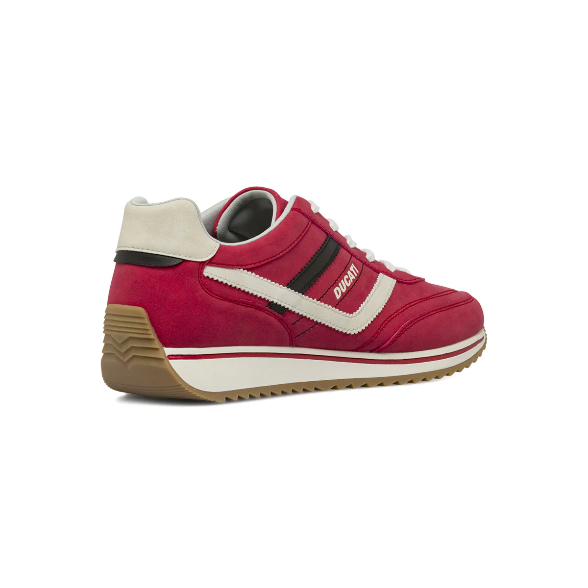 Sneakers rosse da Uomo effetto scamosciato Ducati - Image 3