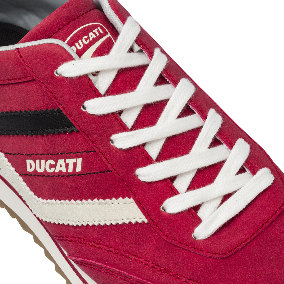 Sneakers rosse da Uomo effetto scamosciato Ducati - Image 4