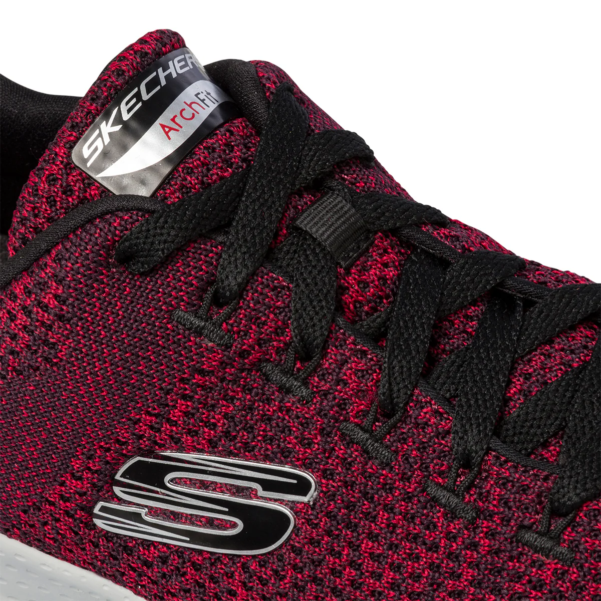 Sneakers rosse da uomo Skechers con soletta Arch-Fit - Image 11
