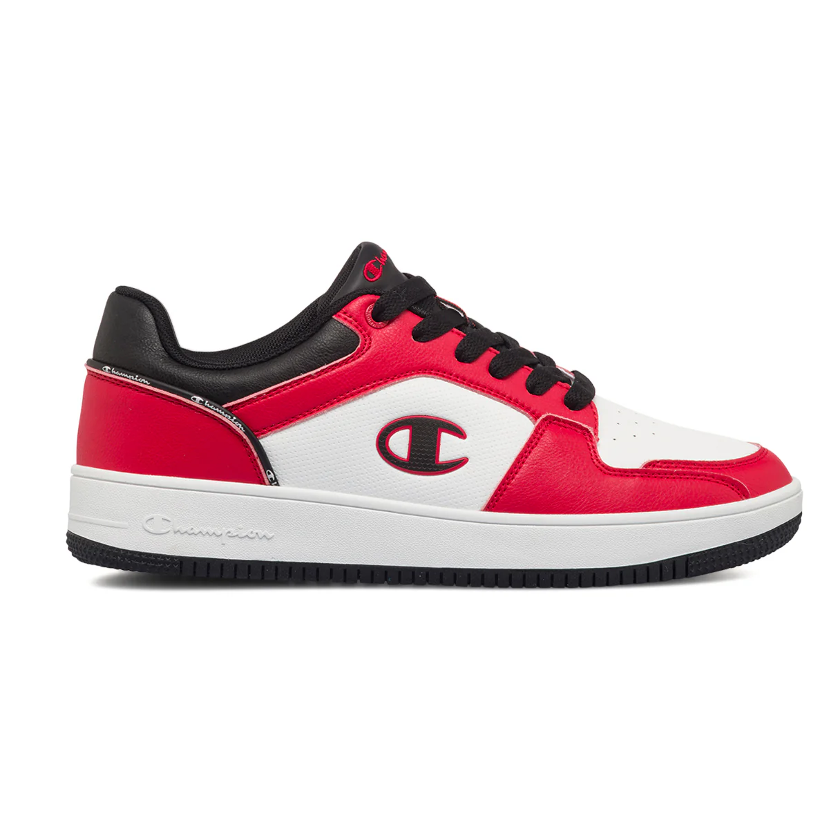 Sneakers rosse e bianche da uomo Champion Rebound 2.0 Low