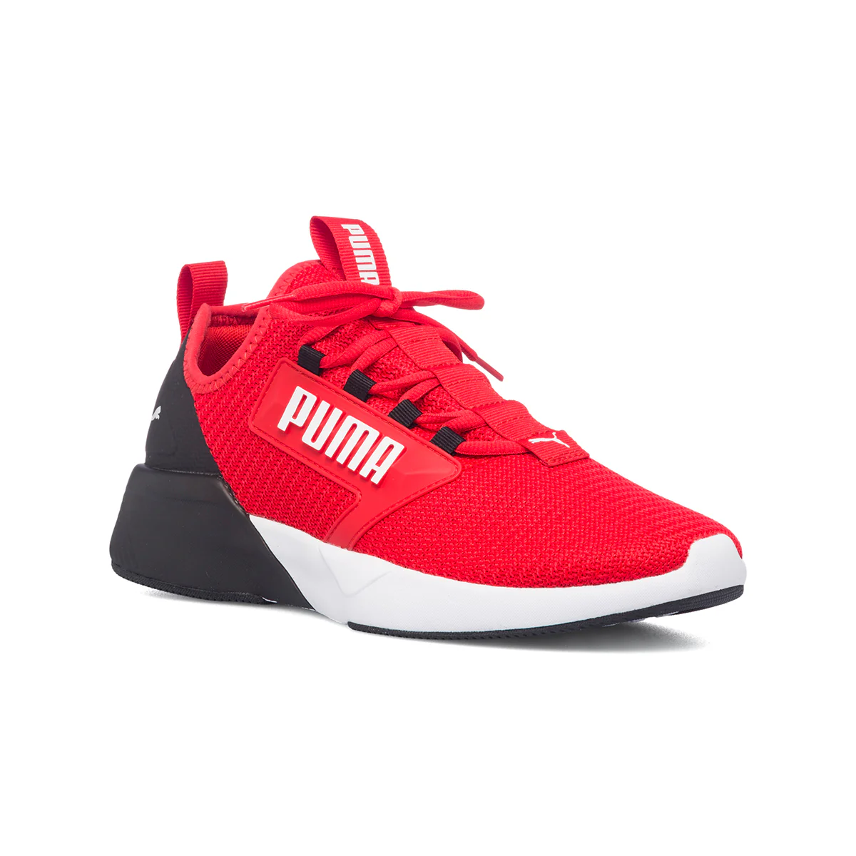 Sneakers rosse e nere in tessuto Puma Retaliate - Image 2