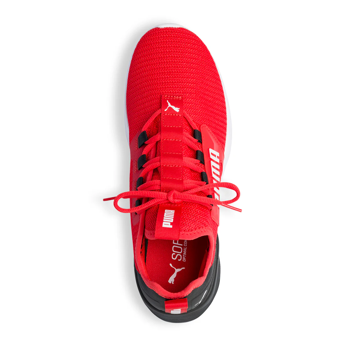 Sneakers rosse e nere in tessuto Puma Retaliate - Image 8