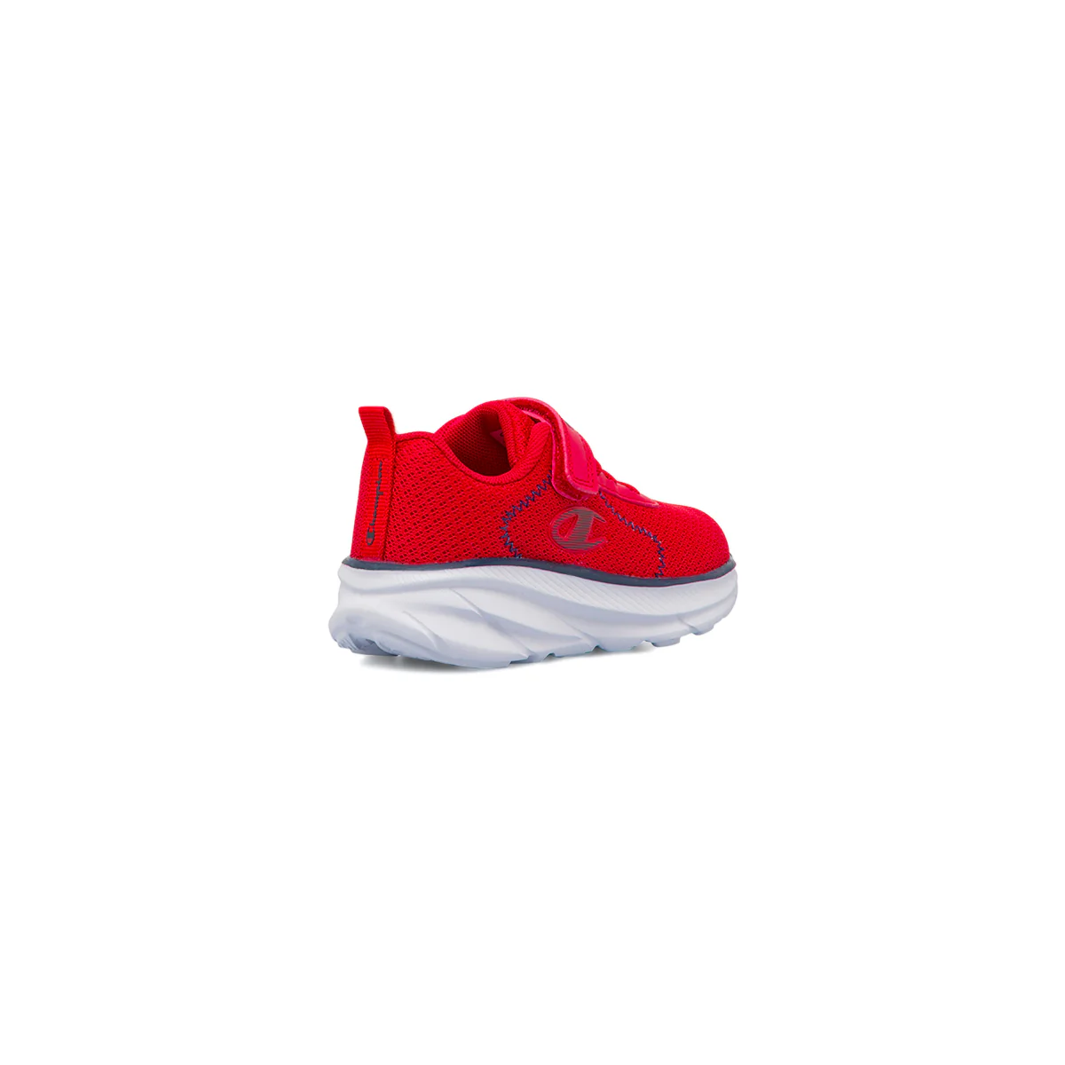 Sneakers rosse Primi Passi Bambino con strappo e logo Champion - Image 3
