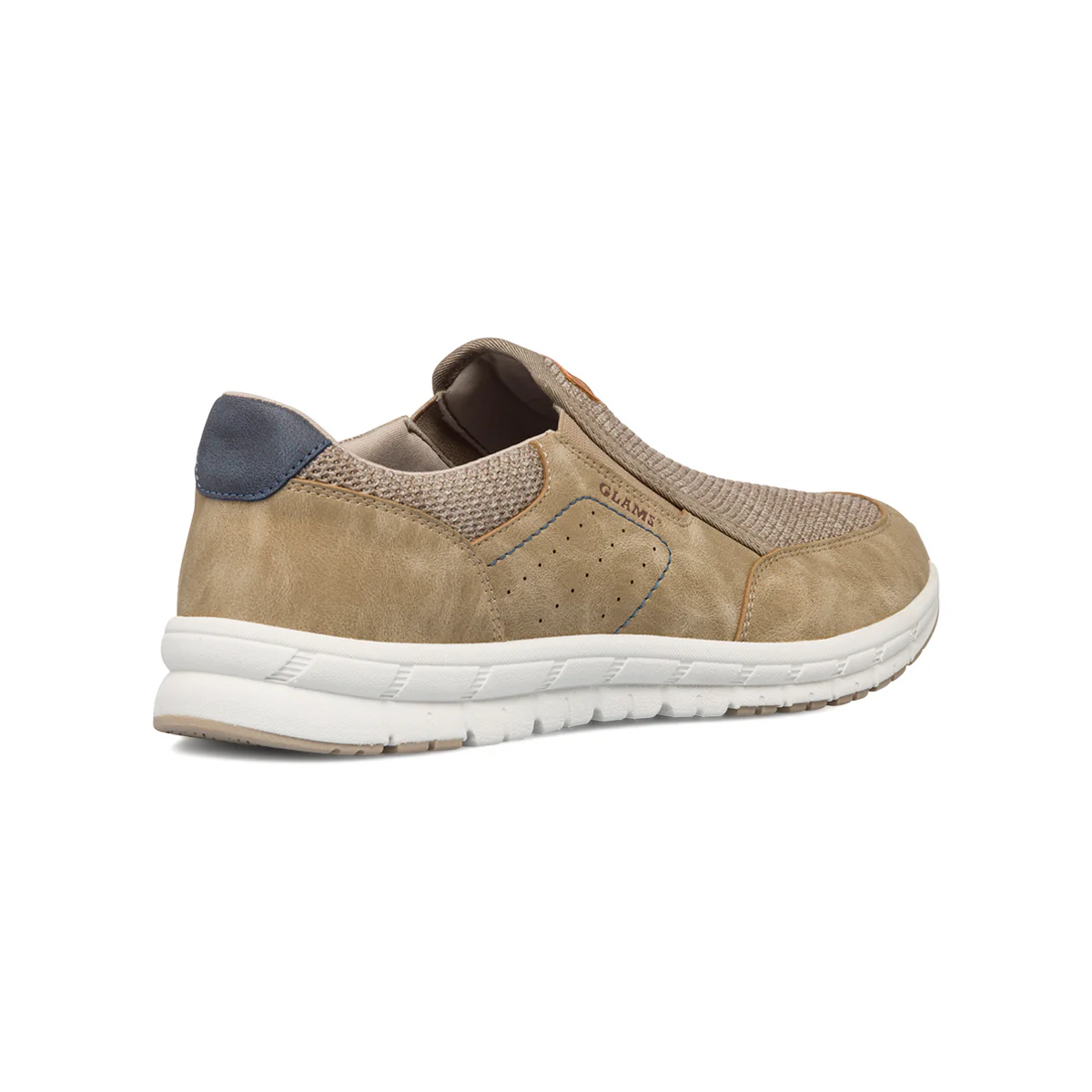 Sneakers slip-on beige da uomo Glams - Image 6