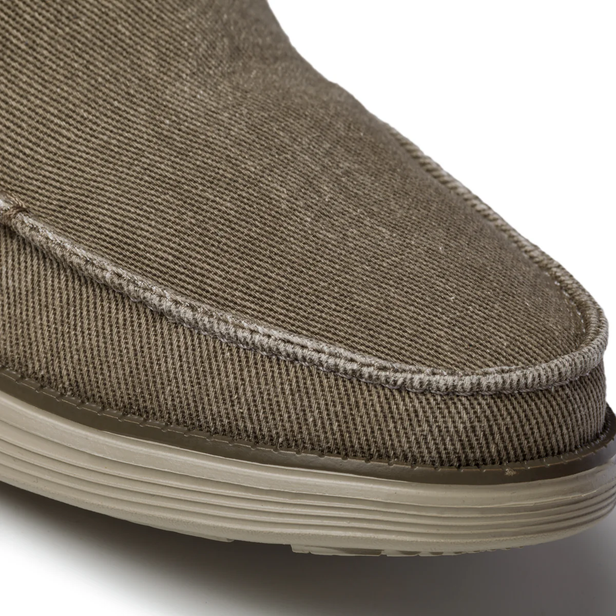 Slip-on beige in tessuto con inserti elastici Skechers Status 2.0 Mosent - Image 5
