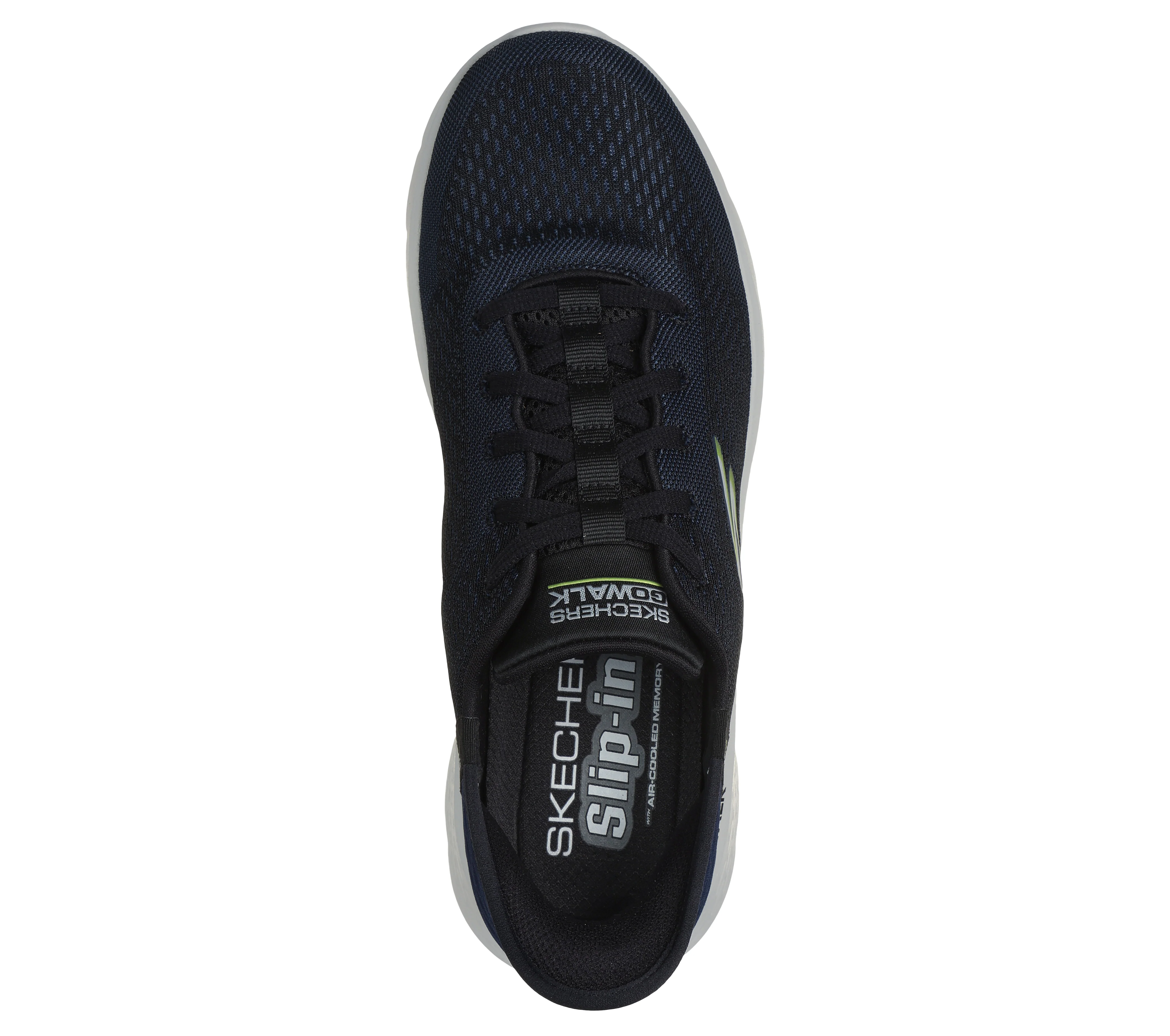 Sneakers slip-on blu da uomo con intersuola ULTRA GO ammortizzata Skechers Slip-ins: GO WALK Flex - Image 3