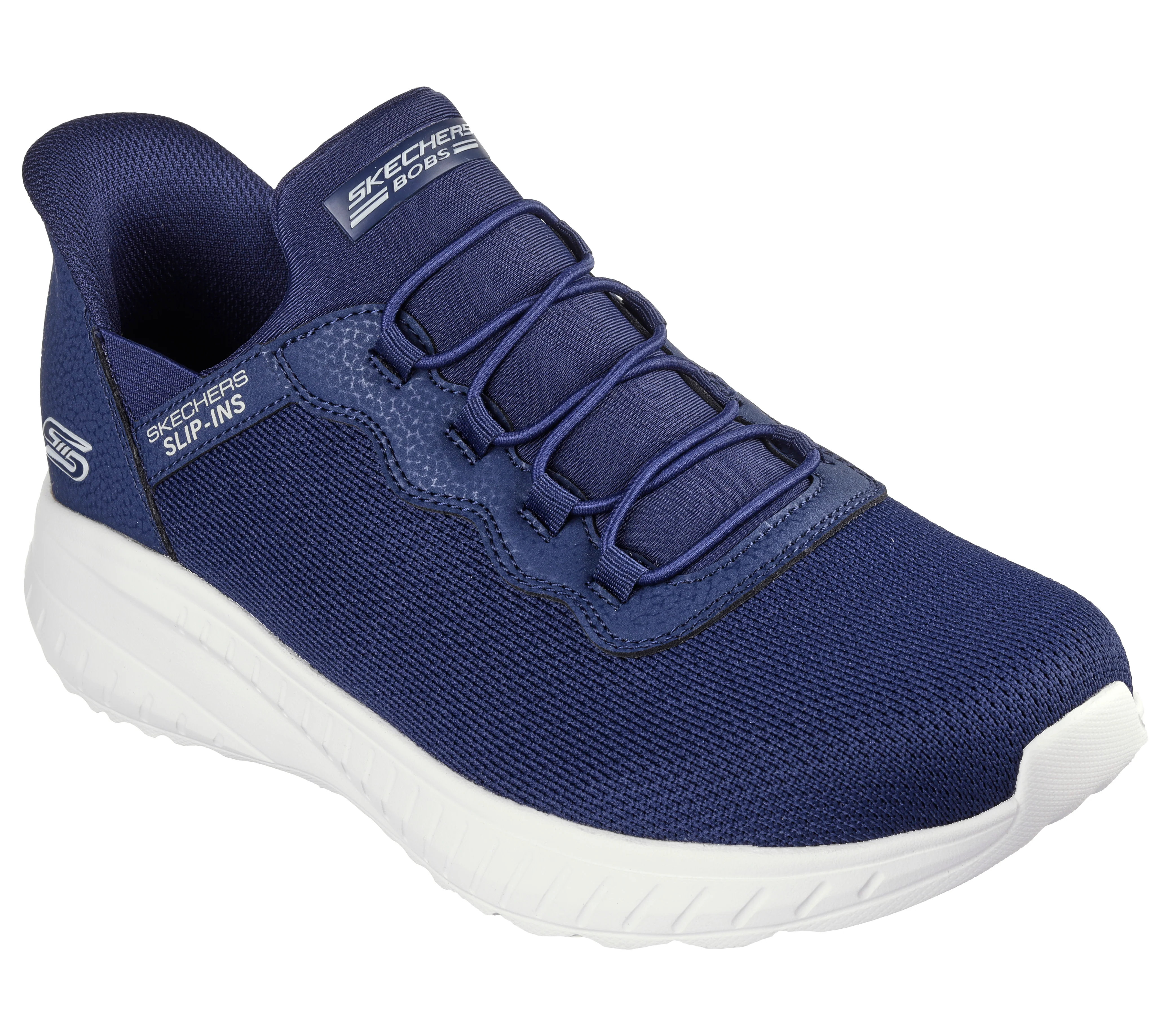 Sneakers slip-on blu da uomo con soletta Memory Foam Skechers Slip-ins: BOBS Sport Squad Chaos - Image 2
