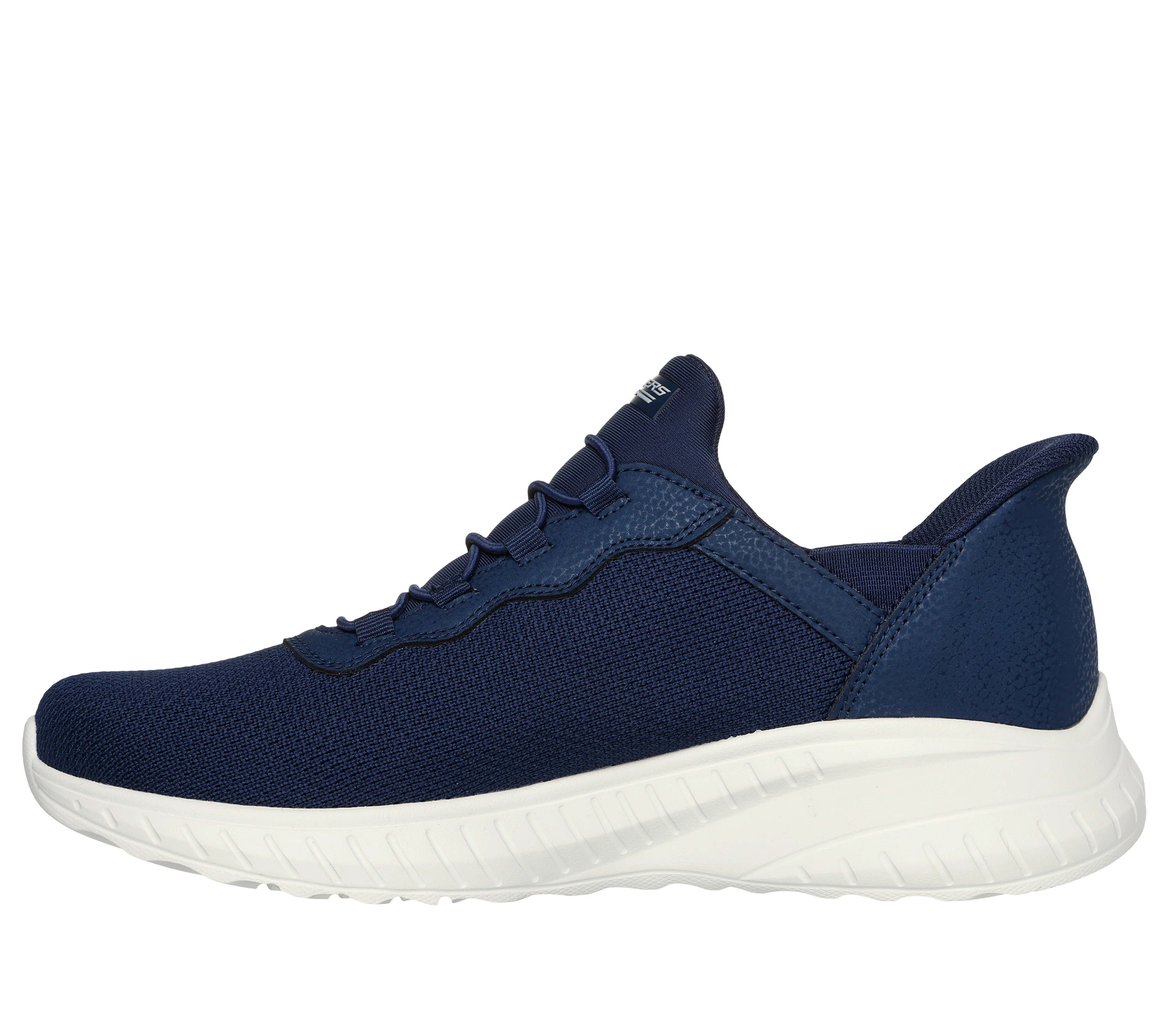 Sneakers slip-on blu da uomo con soletta Memory Foam Skechers Slip-ins: BOBS Sport Squad Chaos - Image 5