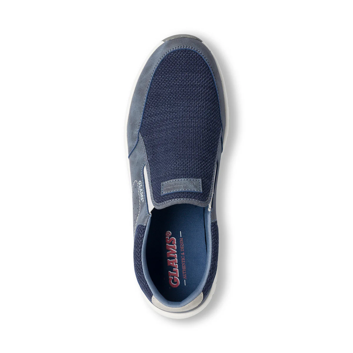 Sneakers slip-on blu da uomo Glams - Image 4