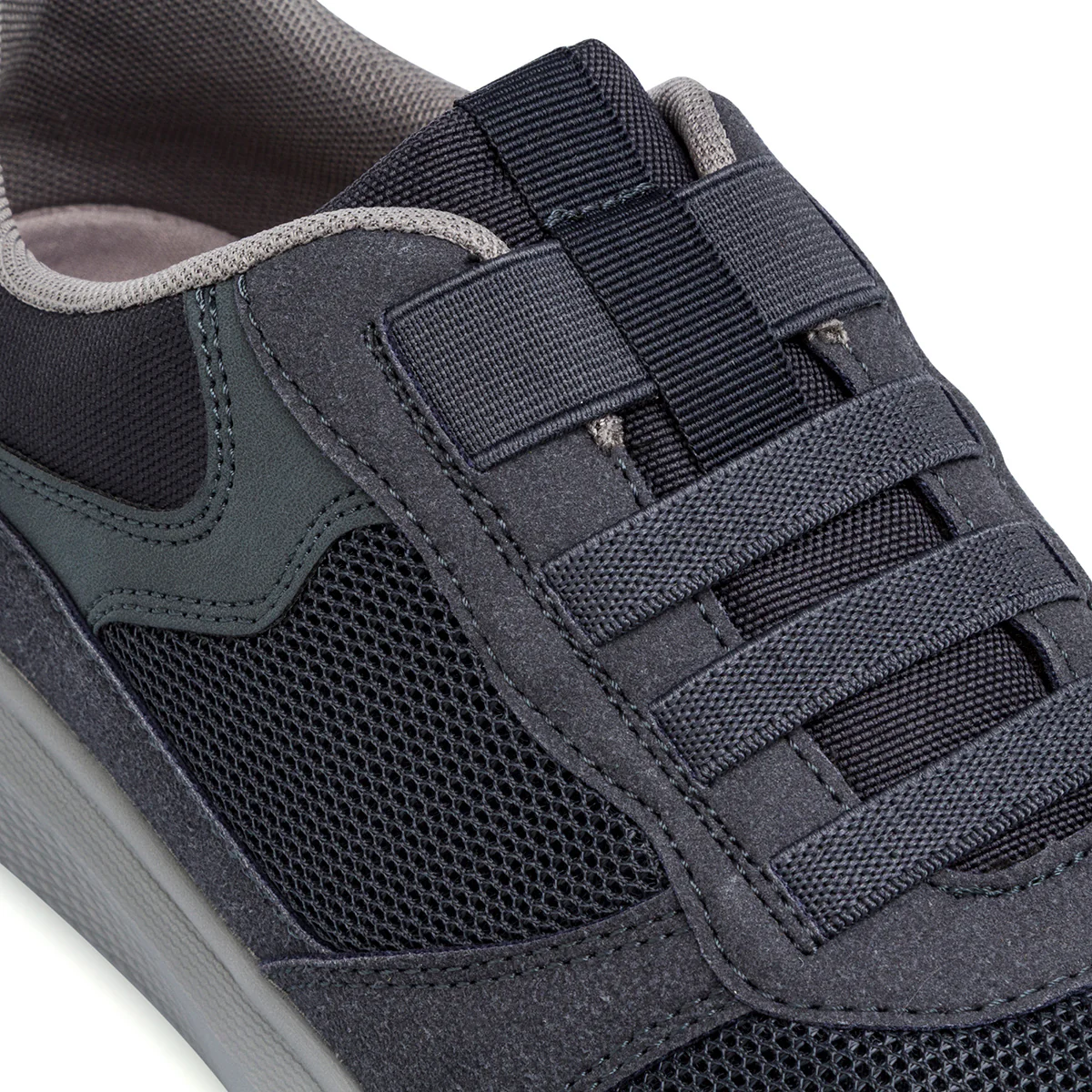 Sneakers Slip-on blu da Uomo Lumberjack con lacci elastici - Image 4