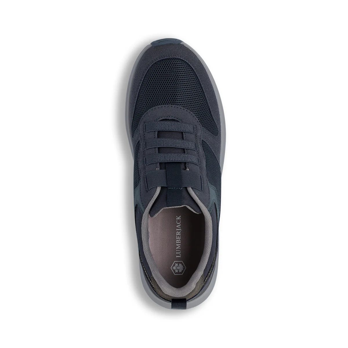 Sneakers Slip-on blu da Uomo Lumberjack con lacci elastici - Image 5