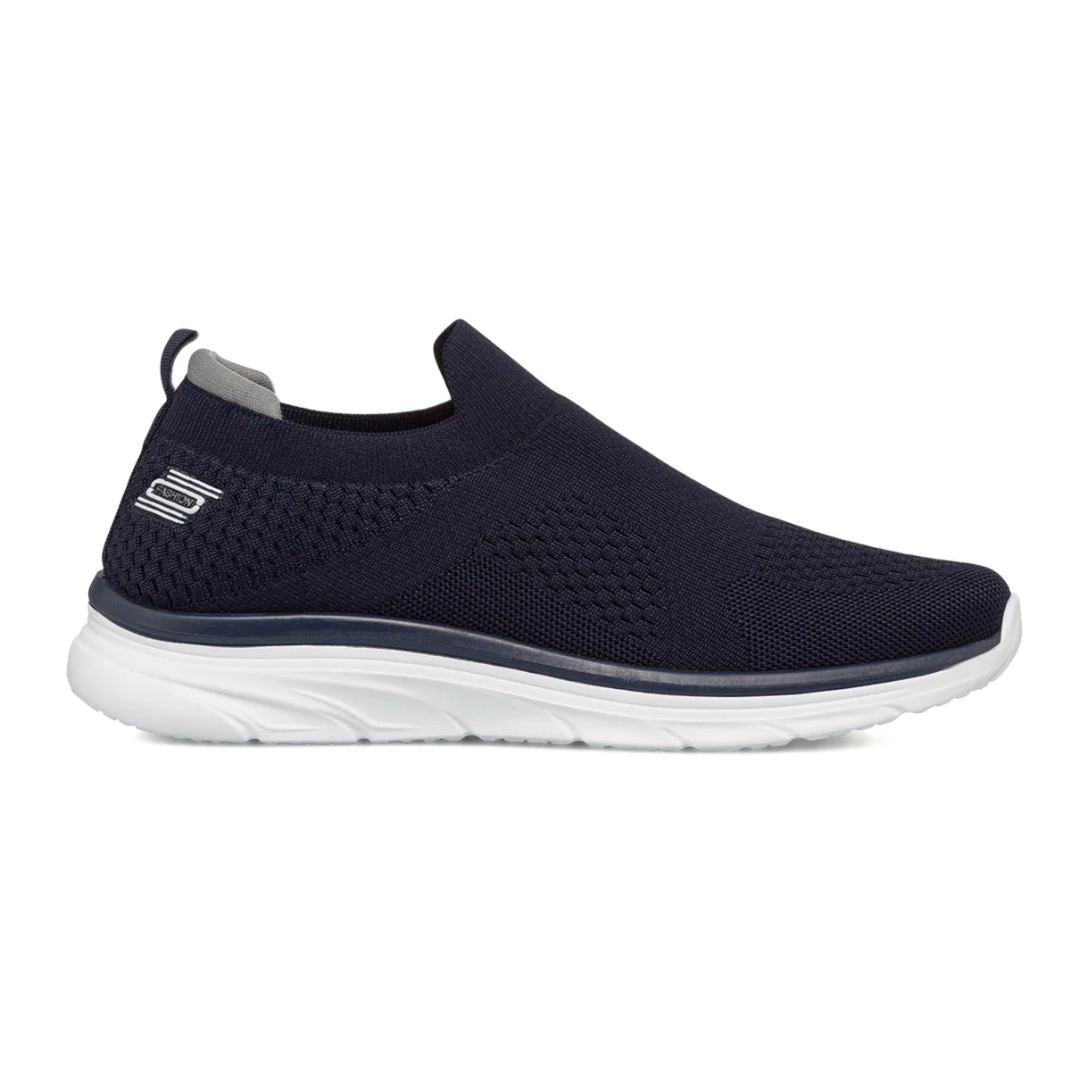 Sneakers slip-on blu navy da uomo Riflessi Urbani - Image 3